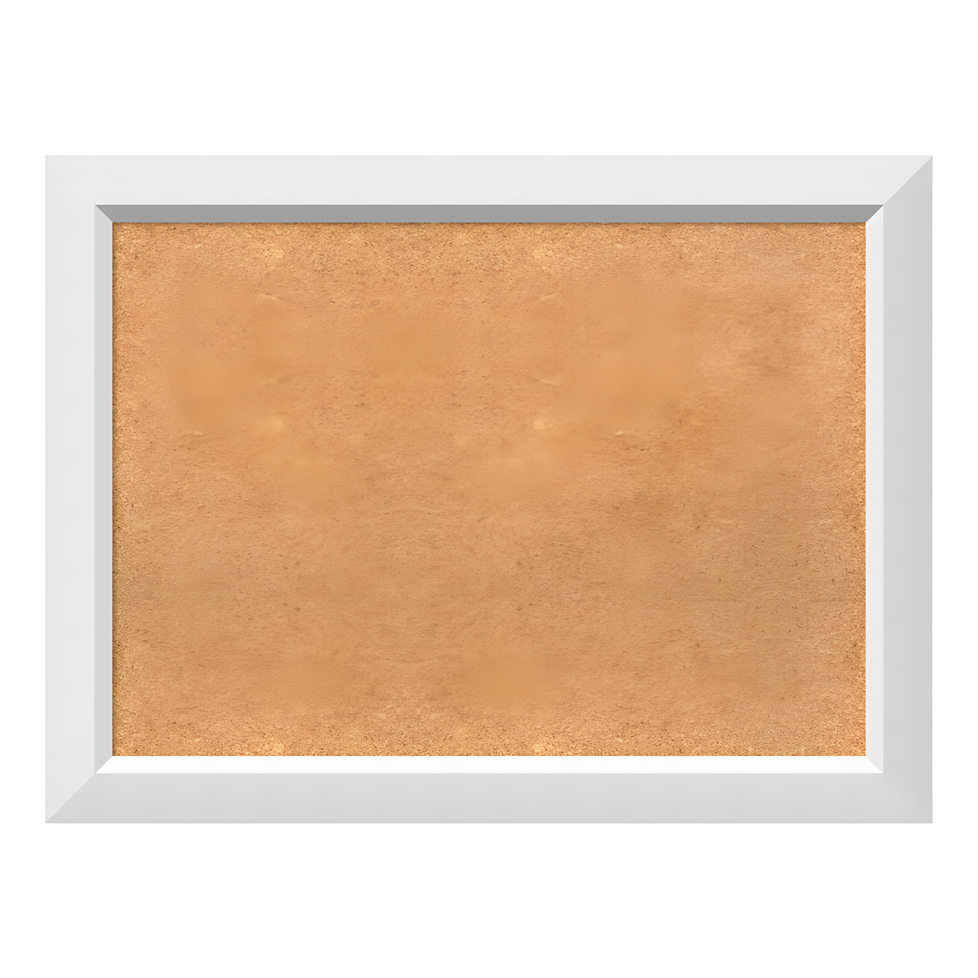Amanti Art Natural Cork Board Wood Framed Blanco White Bulletin Board 32 in. x 24 in.