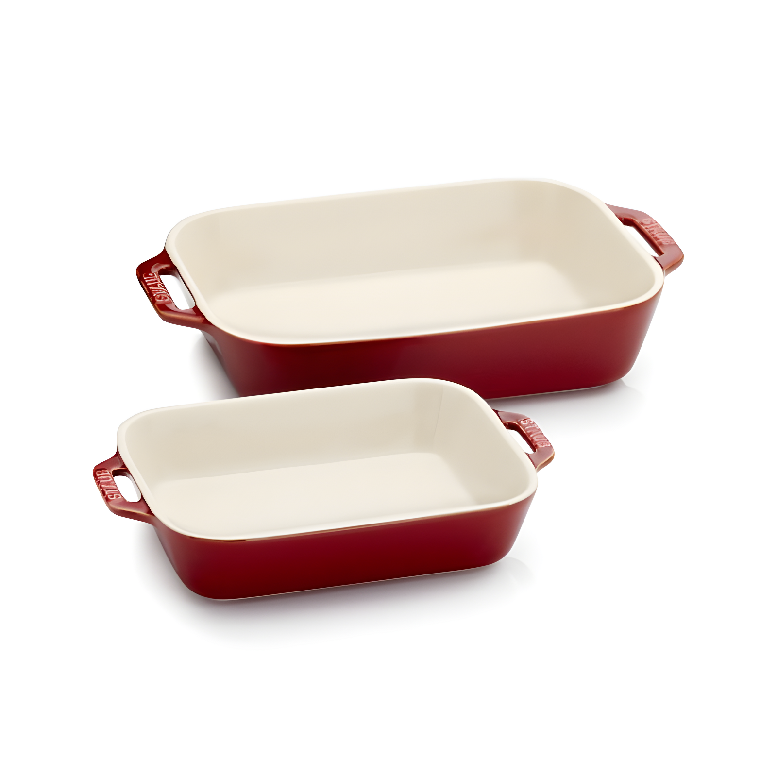 Staub ® Rustic Red 2-Piece Rectangular Baker Set