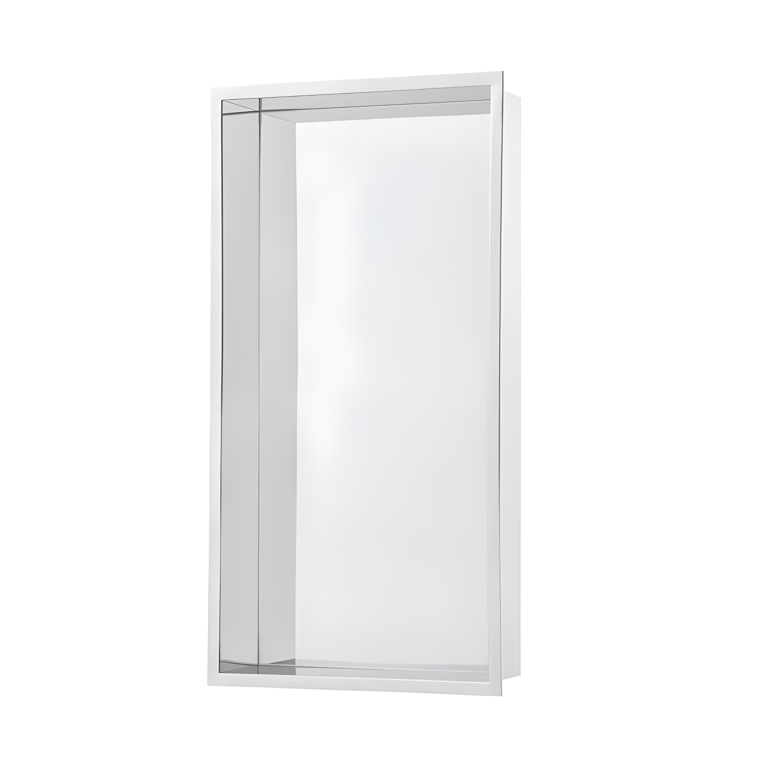 Voltaire 12" x 24" Stainless Steel Single Shelf Wall Niche