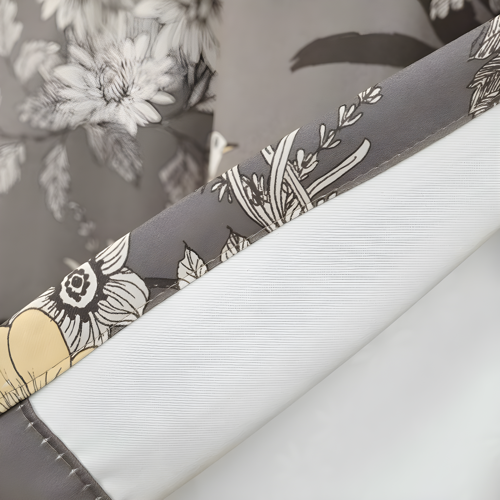 Lush Decor Botanical Garden Floral Tailored 52'' W Window Valance