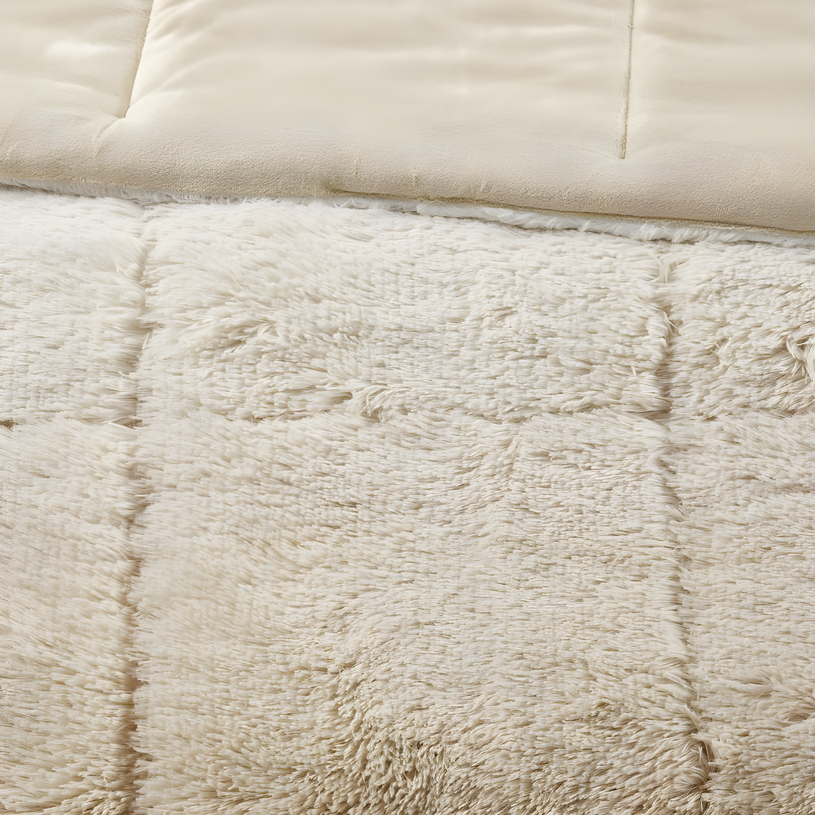 Intelligent Design Malea Shaggy Faux Fur Comforter Mini Set