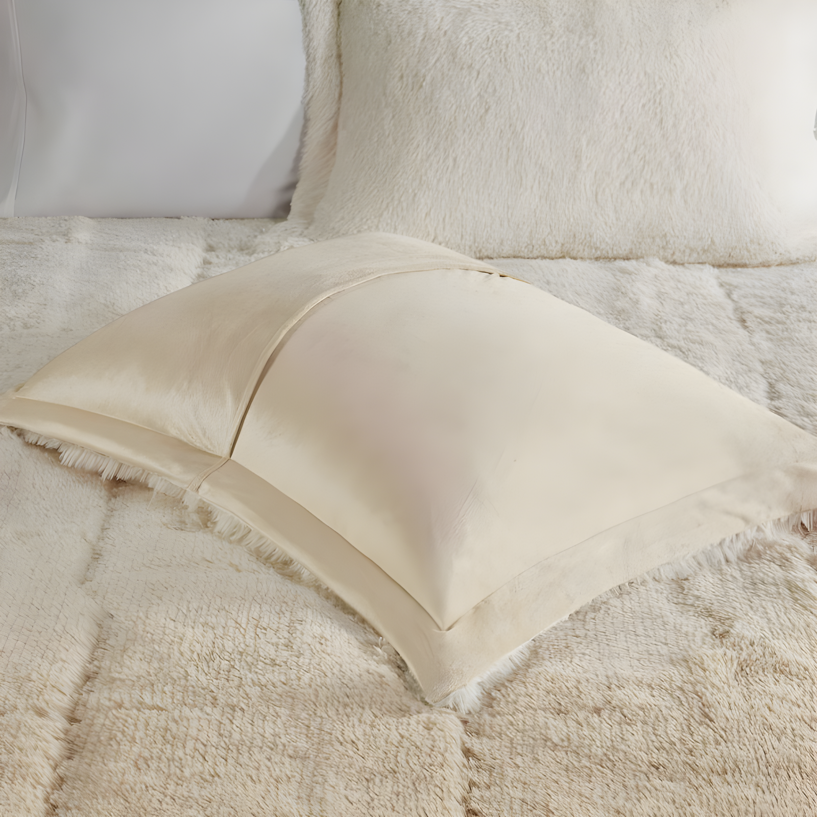 Intelligent Design Malea Shaggy Faux Fur Comforter Mini Set