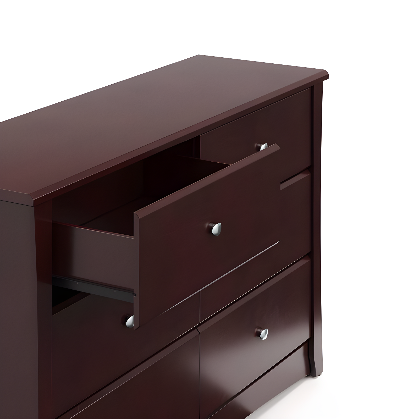 Crescent 6 Drawer Double Dresser