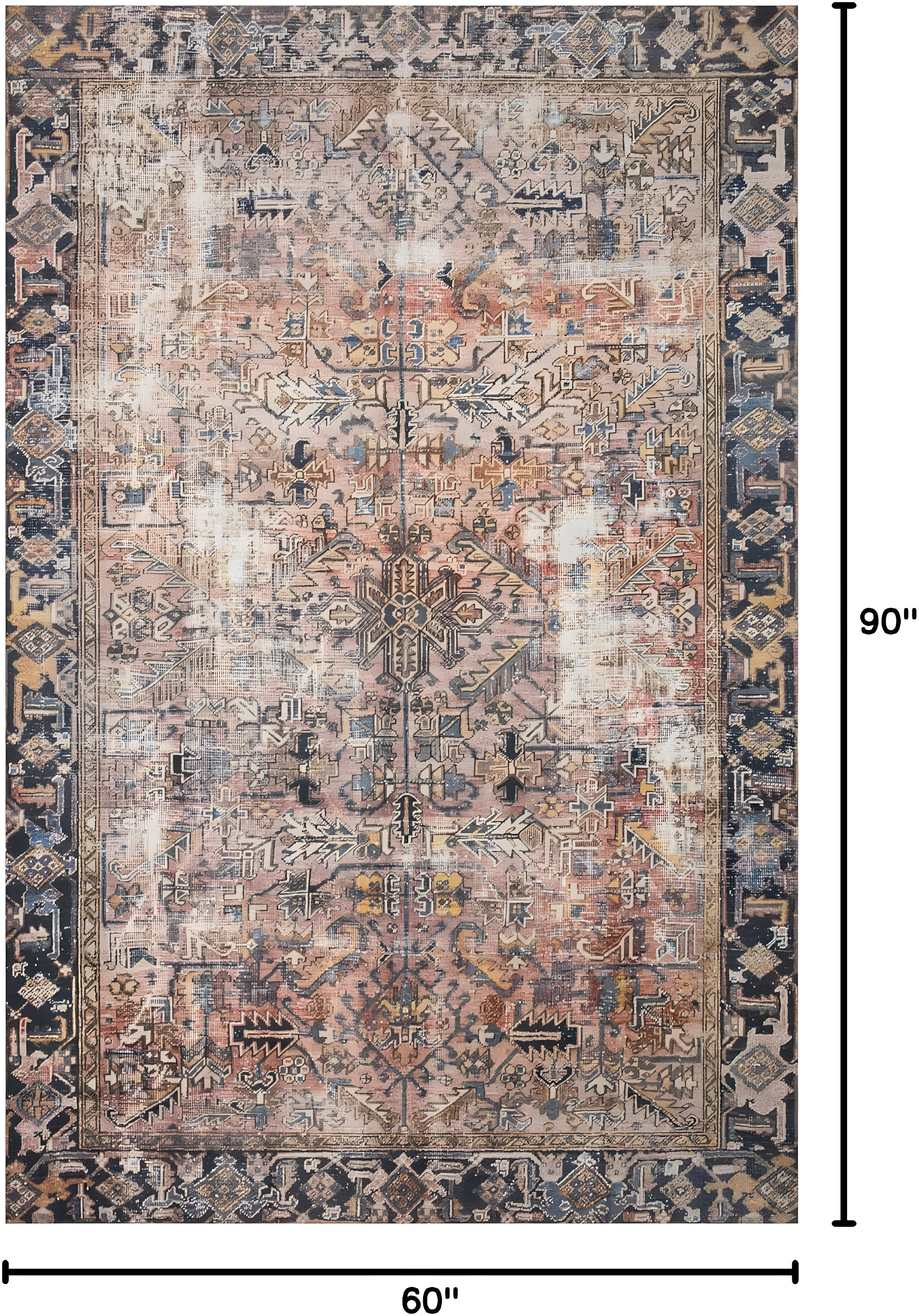 Chris Loves Julia x Loloi Jules Oriental Indoor Area Rug