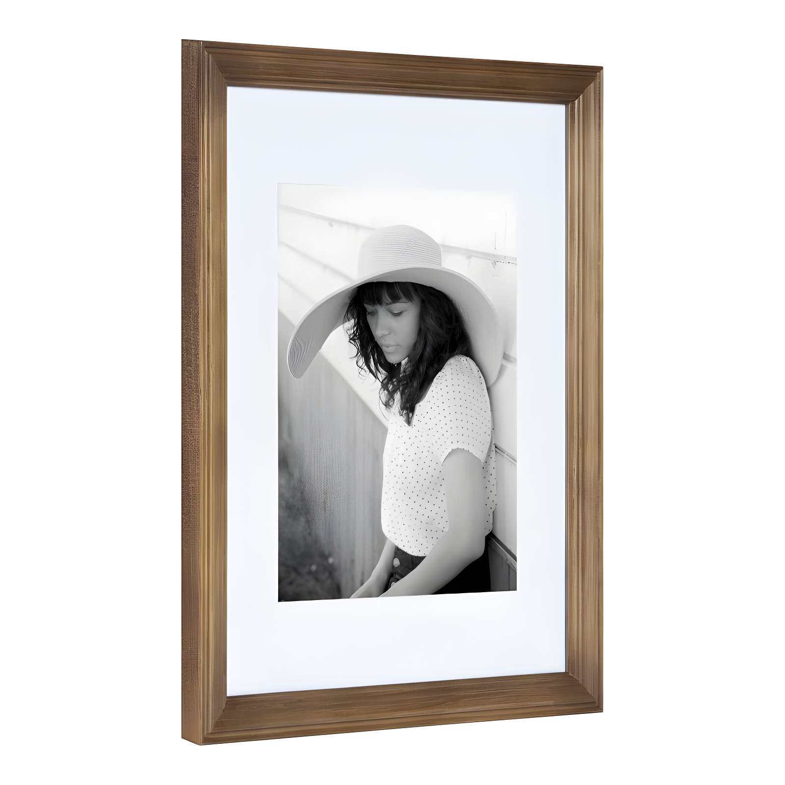 10pc Bordeaux Frame Box Set Natural: Wall Gallery Kit, Wood Shelves, Multi-Size Frames - Kate & Laurel All Things Decor
