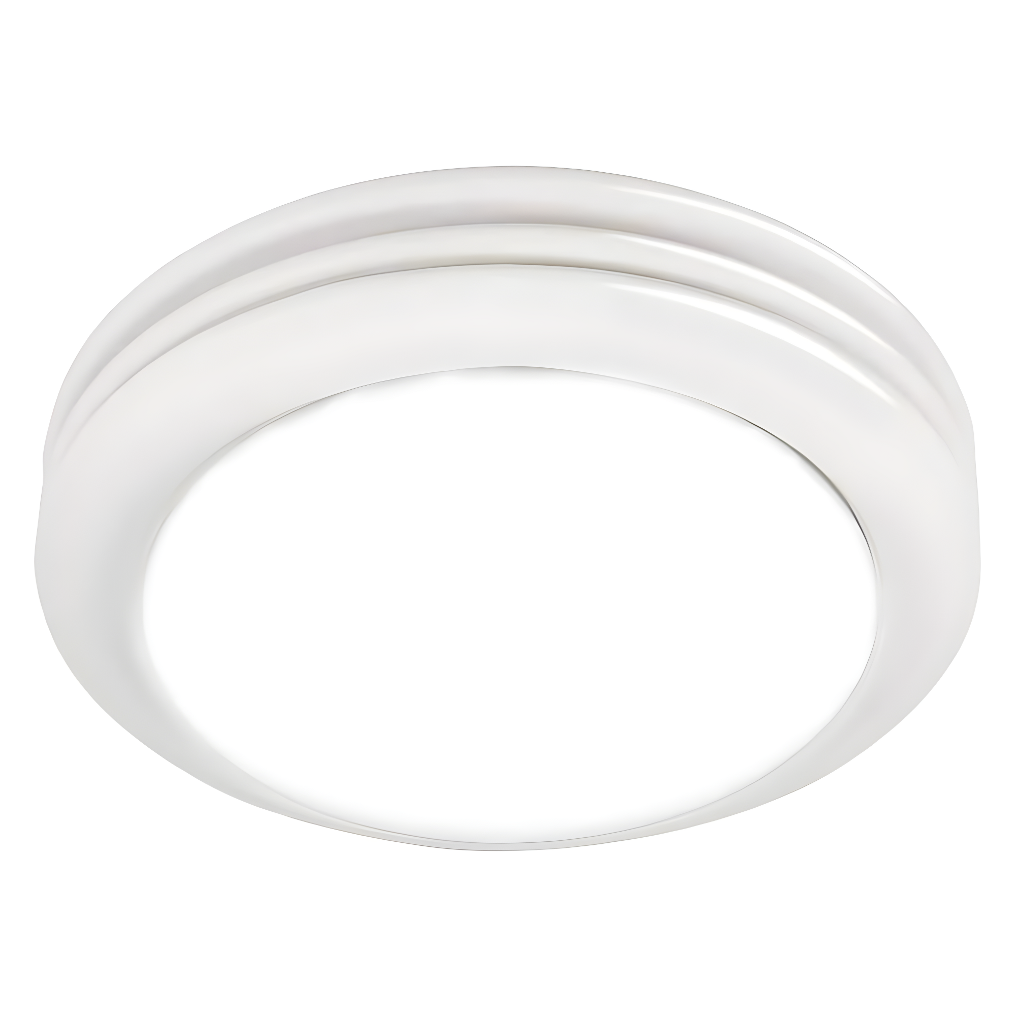 Akicon AK1480-SW 80 CFM Bathroom Fan with LED Light Round Ceiling Exhaust Ventilation Fan