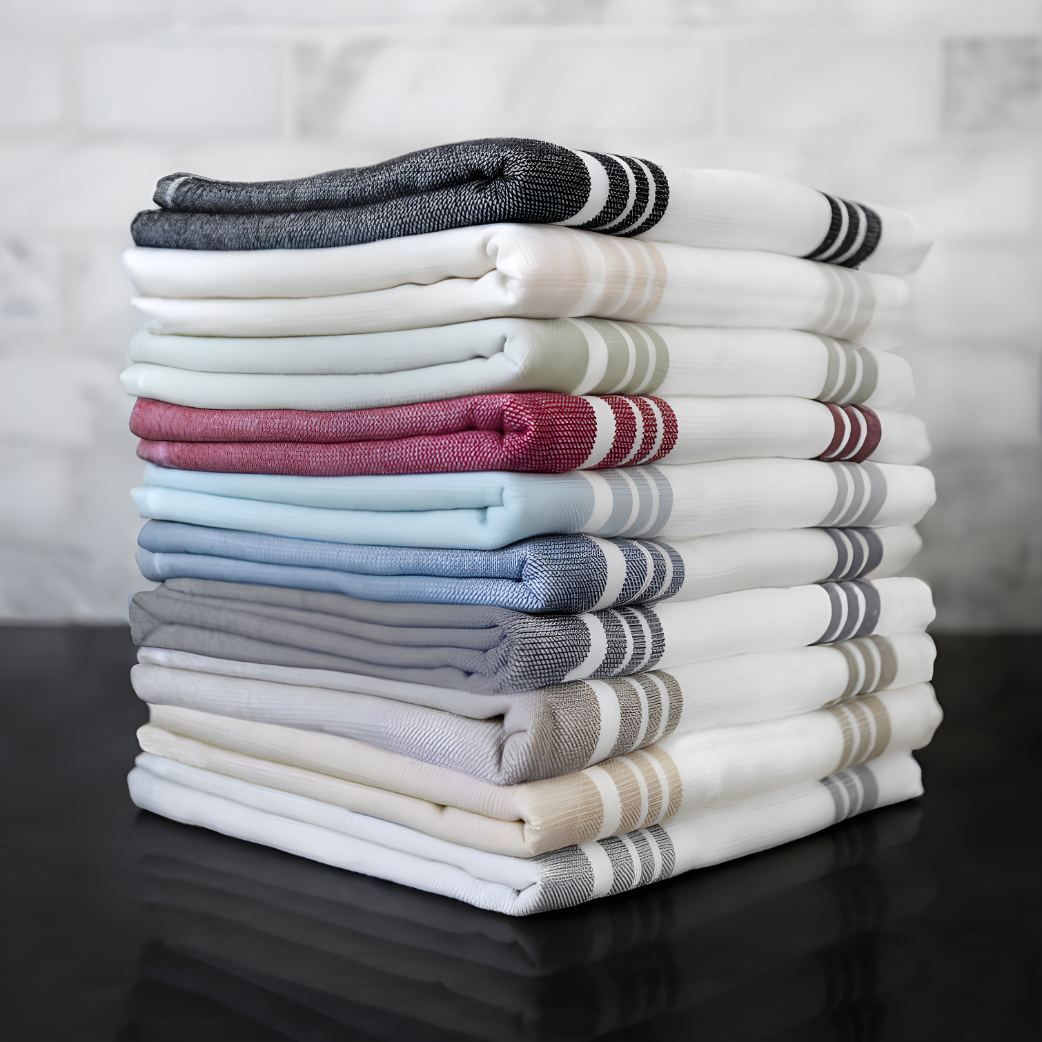 All-Clad Dual Striped Tea Towel