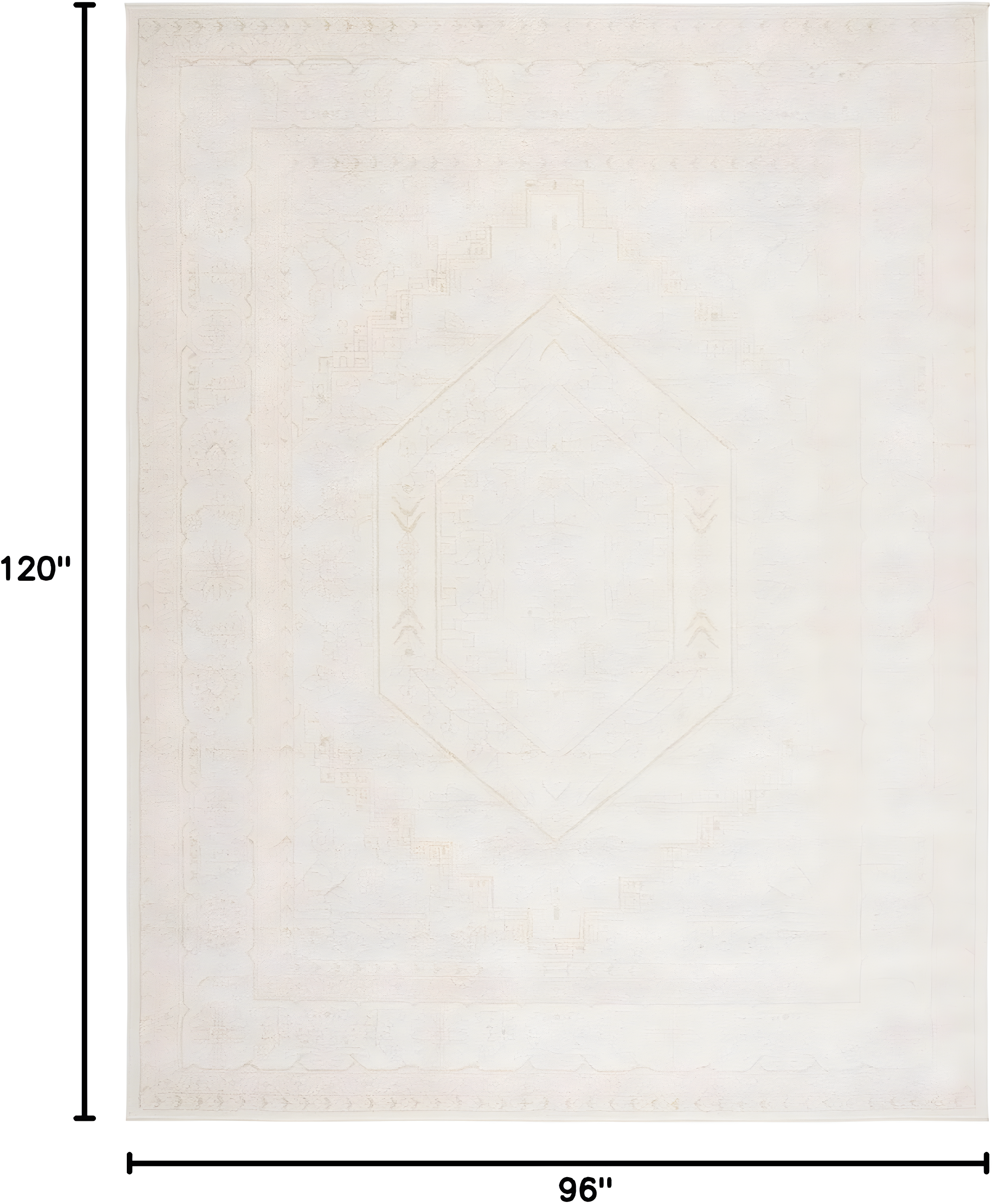 Adirondack ADR108 Power Loomed Area Rug - Ivory/Beige - 8'x10' - Safavieh.