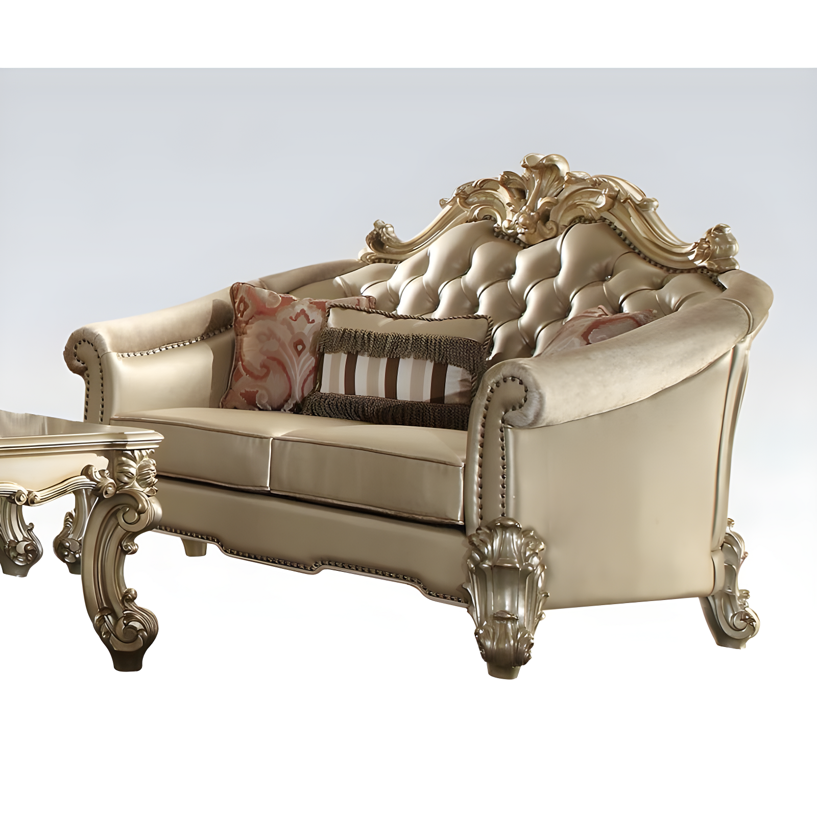 ACME Furniture Vendome 66'' Faux Leather Loveseat