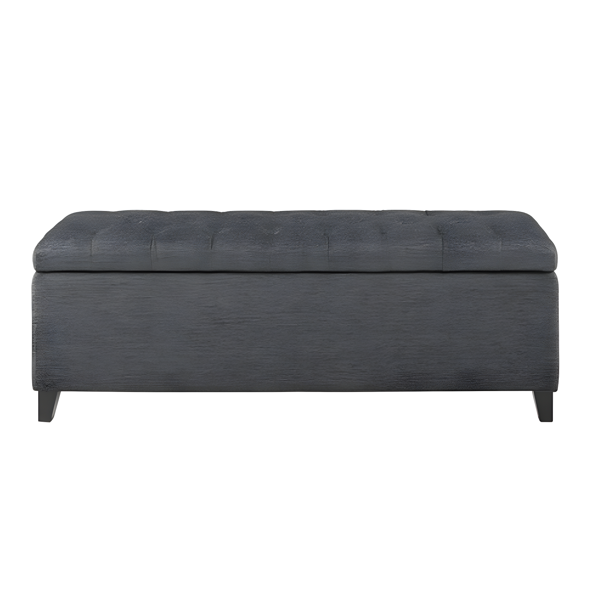 Selah Tufted Top Storage Bench Charcoal - Madison Park