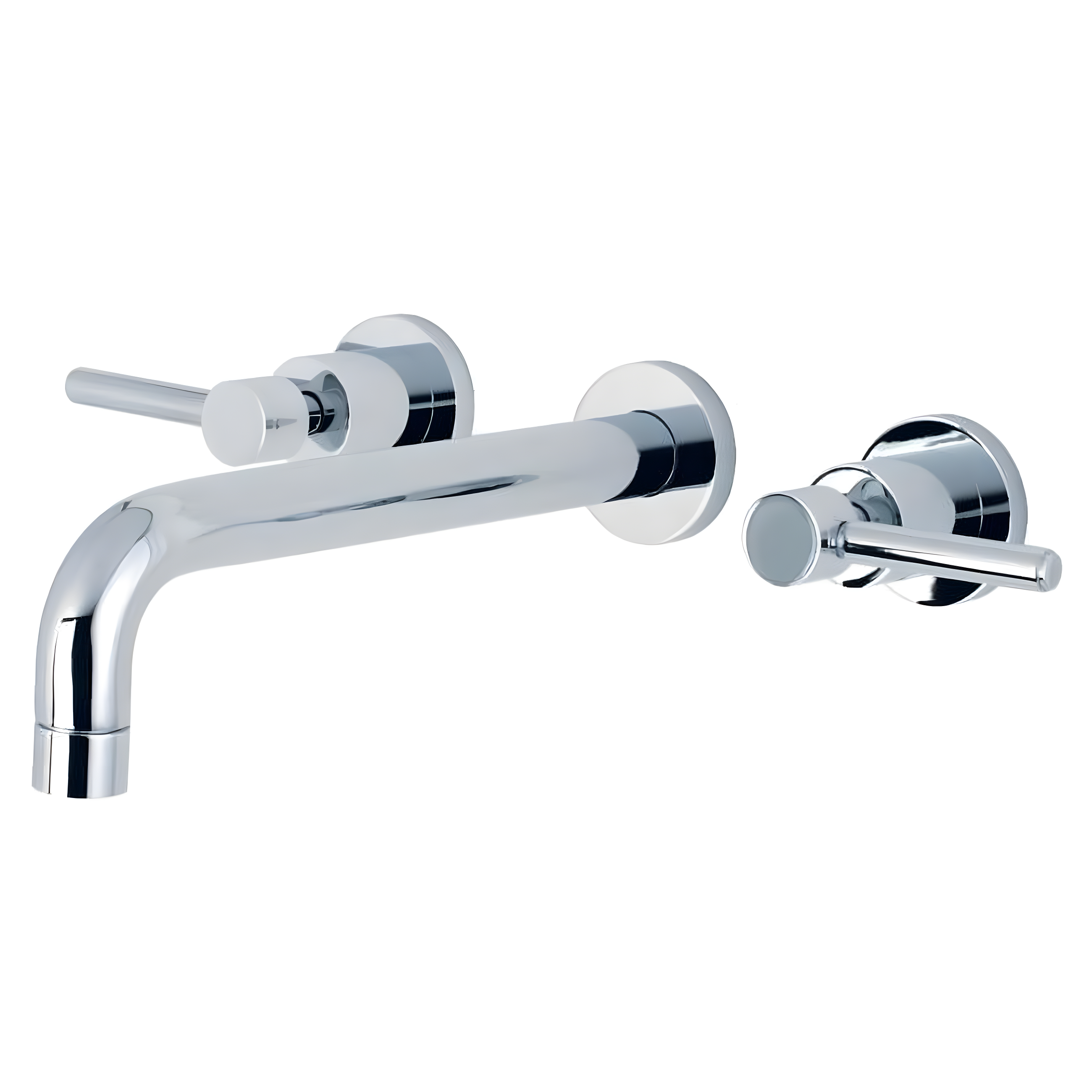 Kingston Brass Concord Two-Handle 3-Hole Wall Mount Roman Tub Faucet