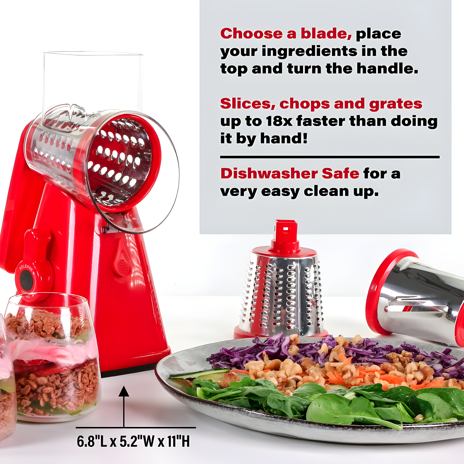 AsSeenOnTv AsSeenOnTv NutriSlicer Fruit and Vegetable Spiralizer