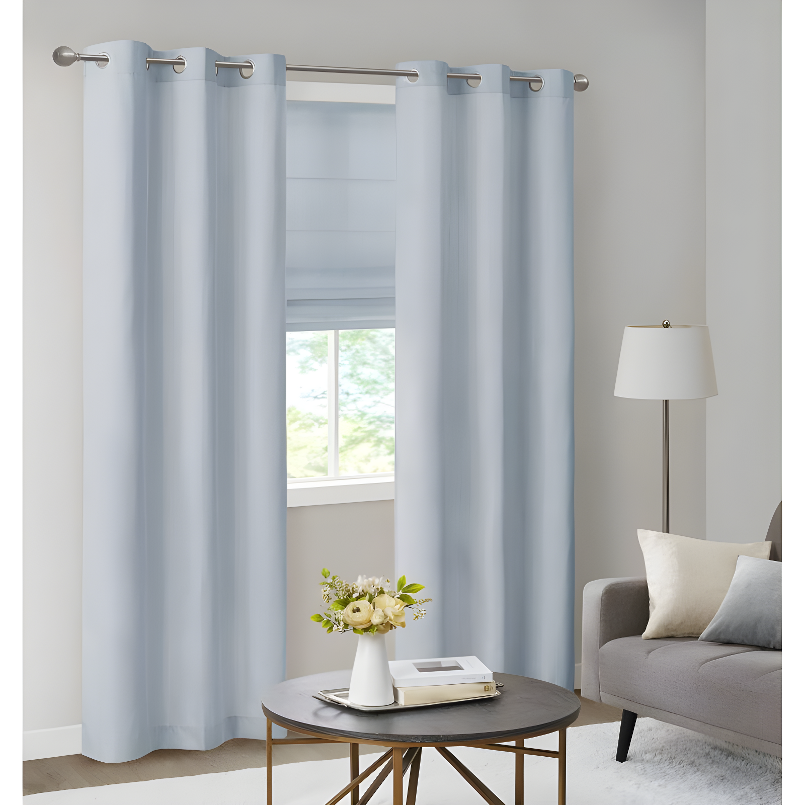 Galen Basketweave Cordless Room Darkening Single Roman Shade