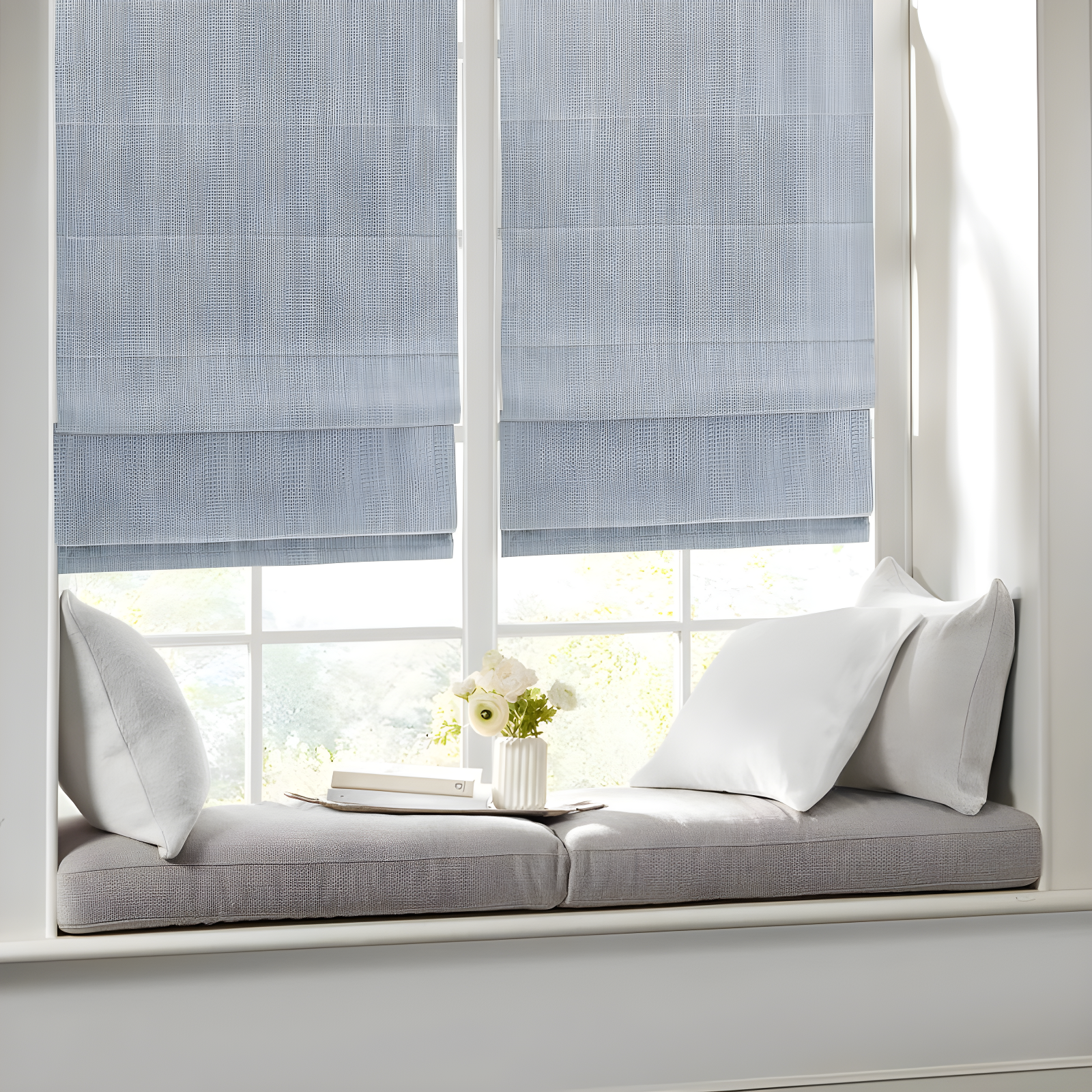 Galen Basketweave Cordless Room Darkening Single Roman Shade