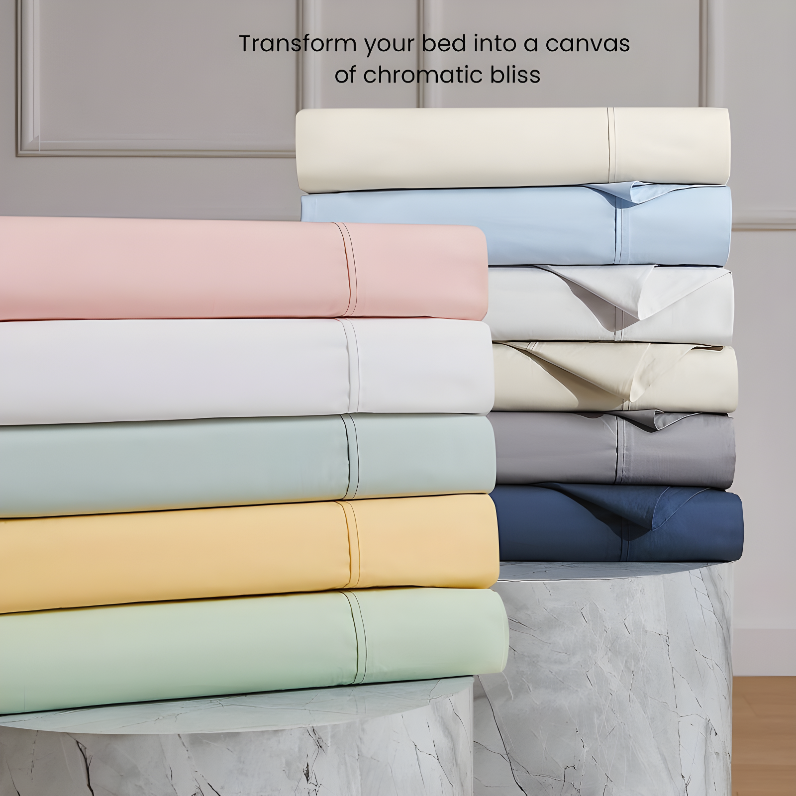 Ultimate Percale 100% Cotton 400TC Cool & Crisp Sheet Set