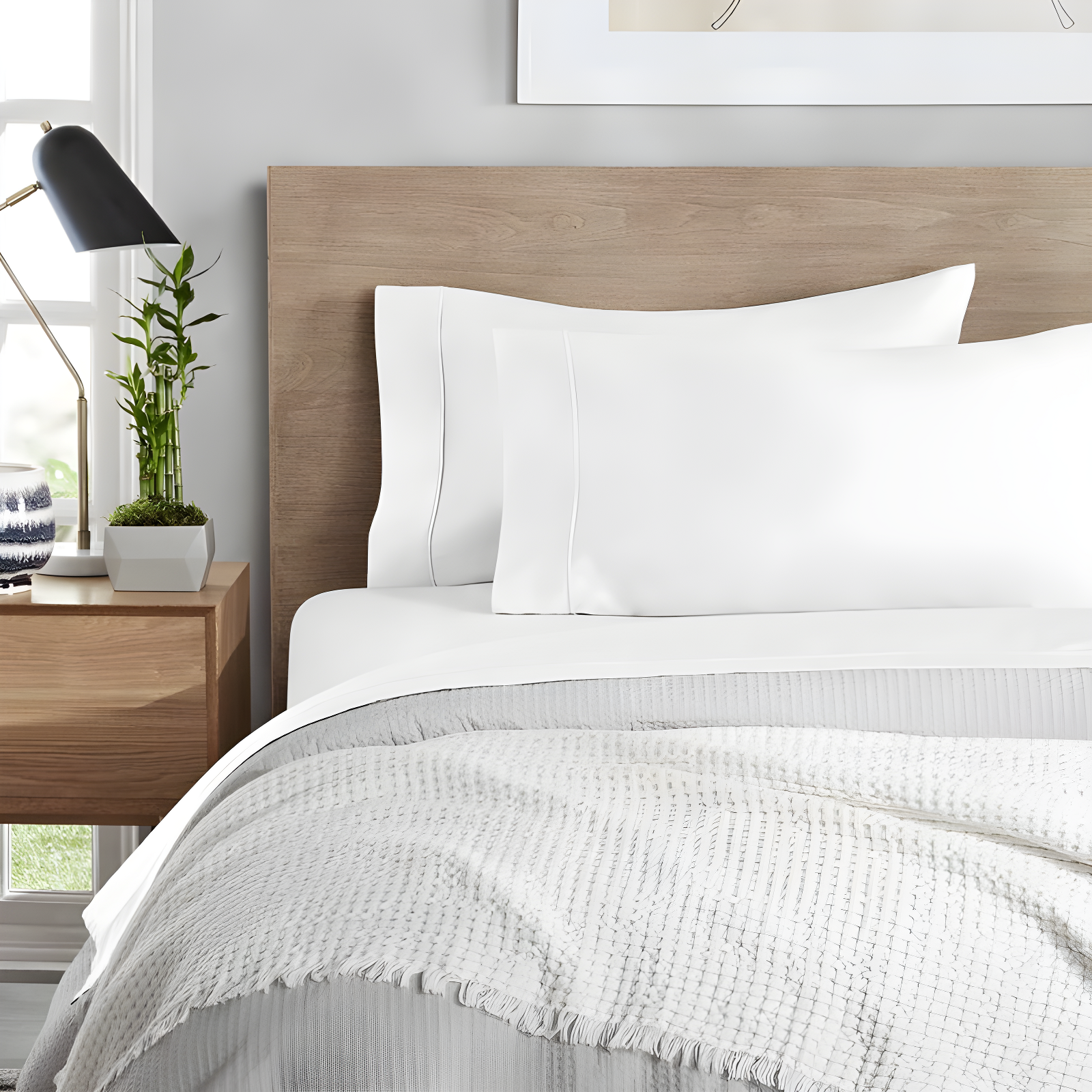 Ultimate Percale 100% Cotton 400TC Cool & Crisp Sheet Set