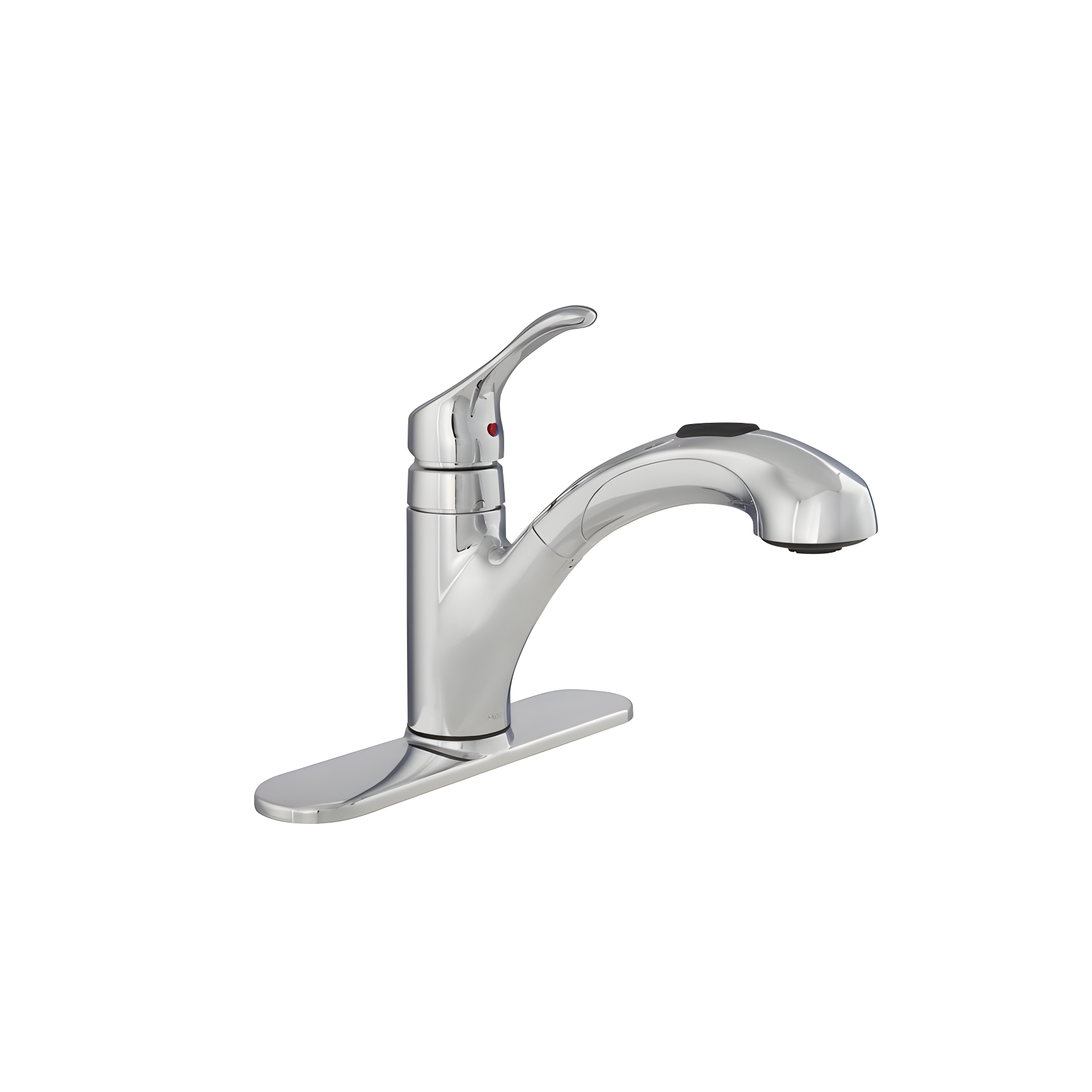 MOEN Renzo Spot Resist Stainless 9 in. H Pull Out Sprayer Kitchen Faucet with 360° Spout Swivel and PowerClean