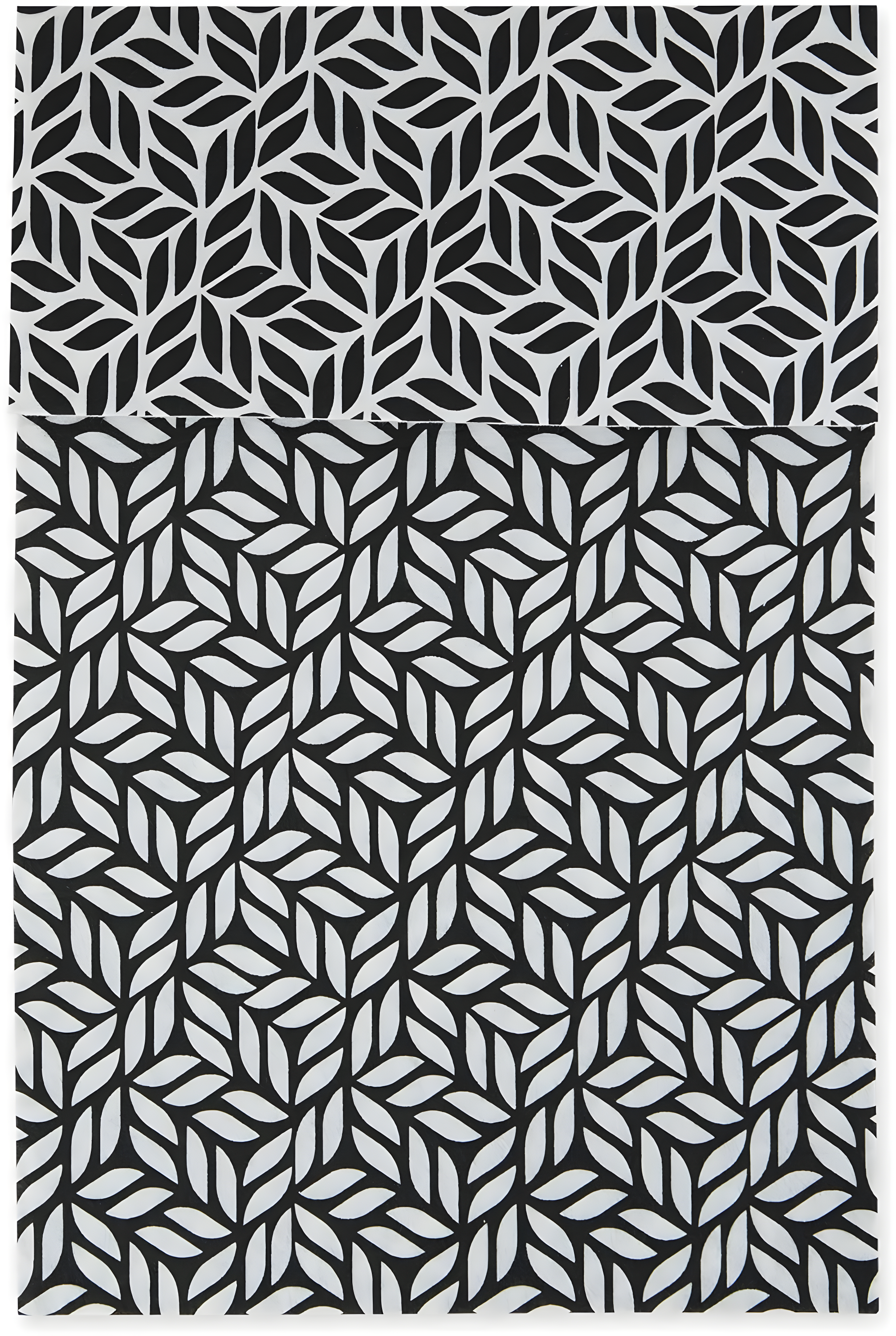 Design Imports Abstract Leaf Print Liner (Set of 6)