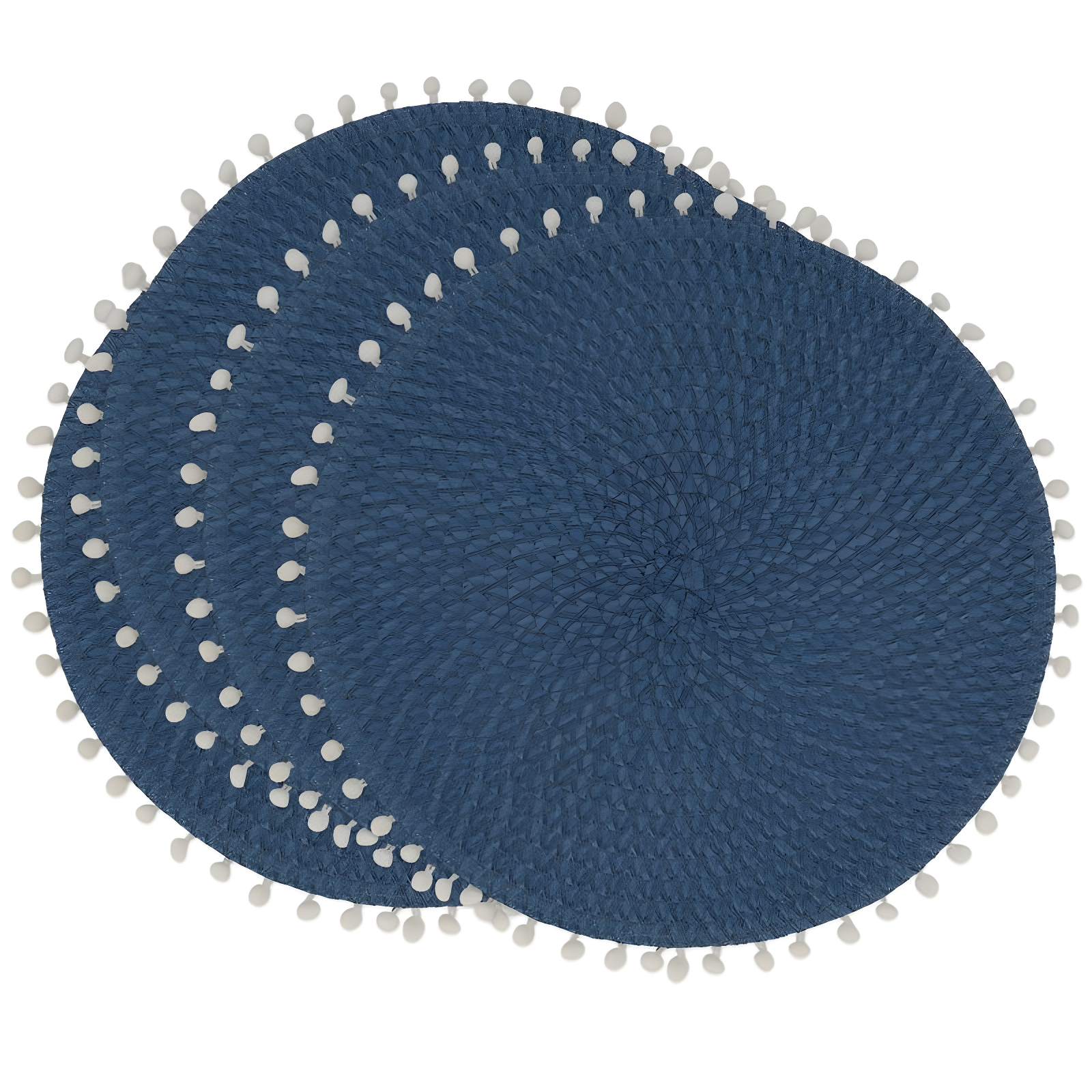 Dakota Fields Harding Brielle Pom Pom 15" Placemat (Set of 4)