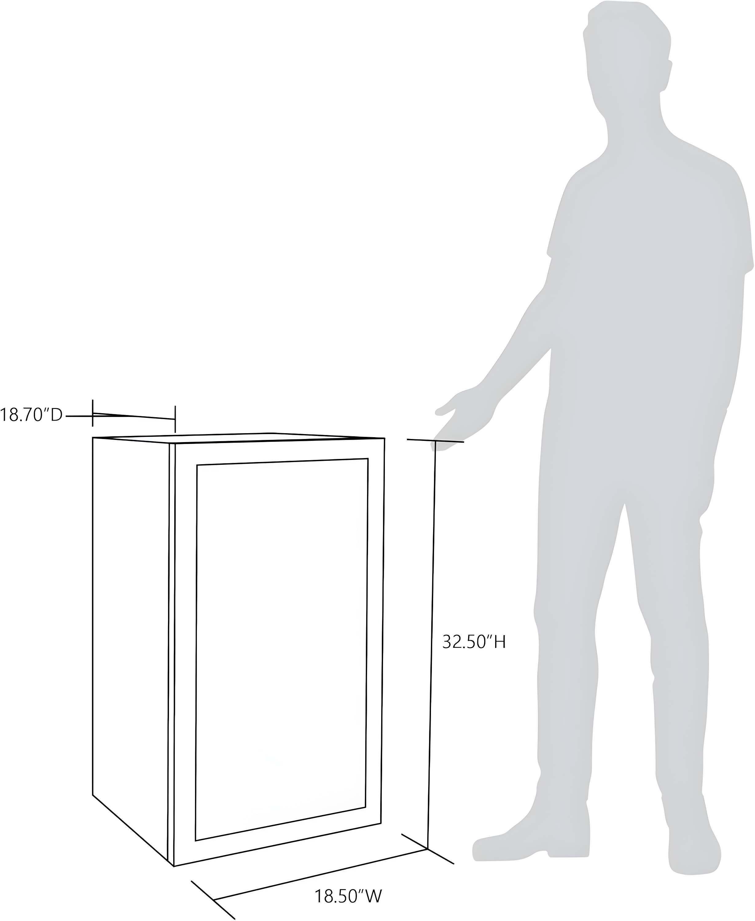Newair Newair Custom Designed Freestanding 126 Can Beer Fridge with SplitShelf