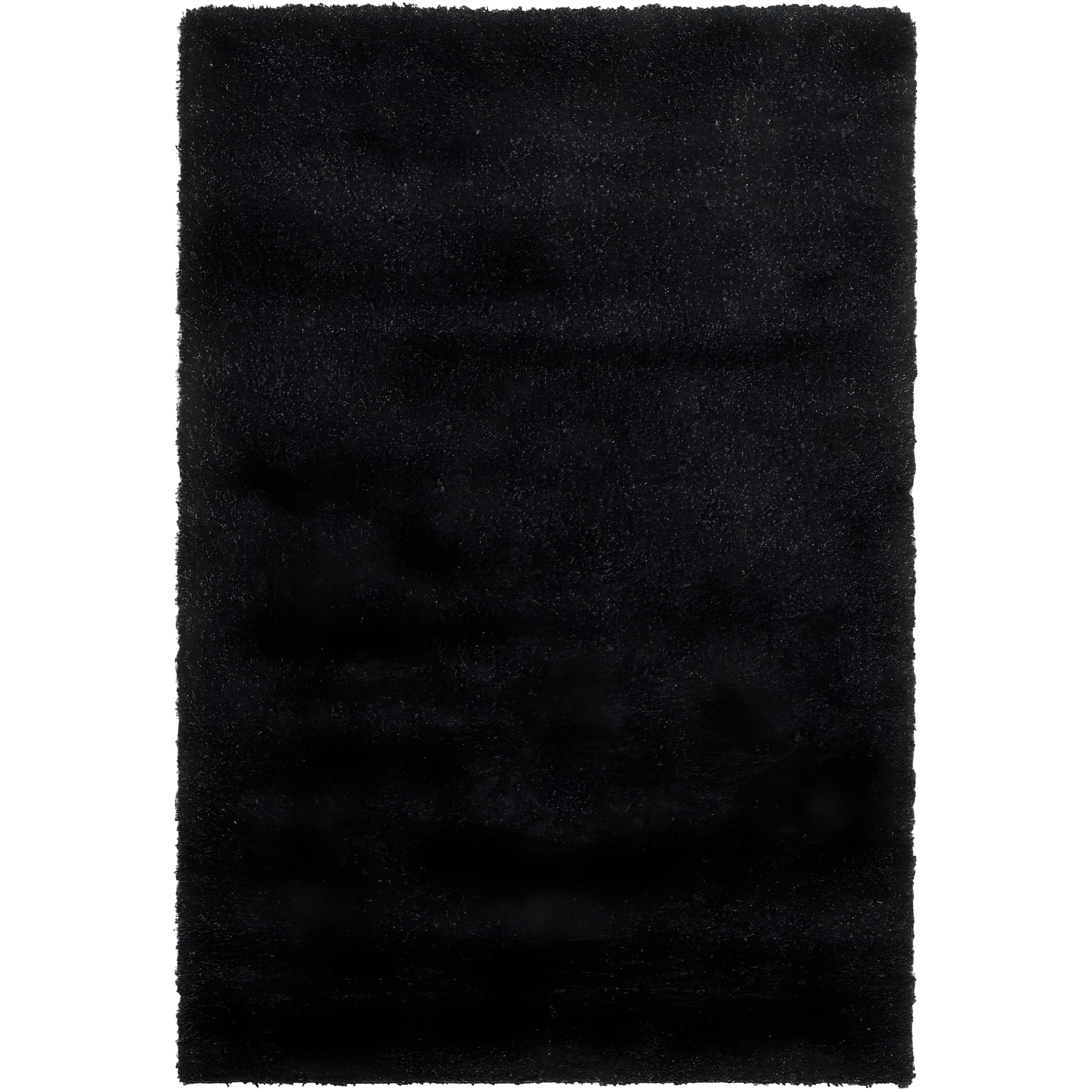 Shag SG151 Power Loomed Indoor Area Rug - Black/Ivory - 4'x6' - Safavieh.