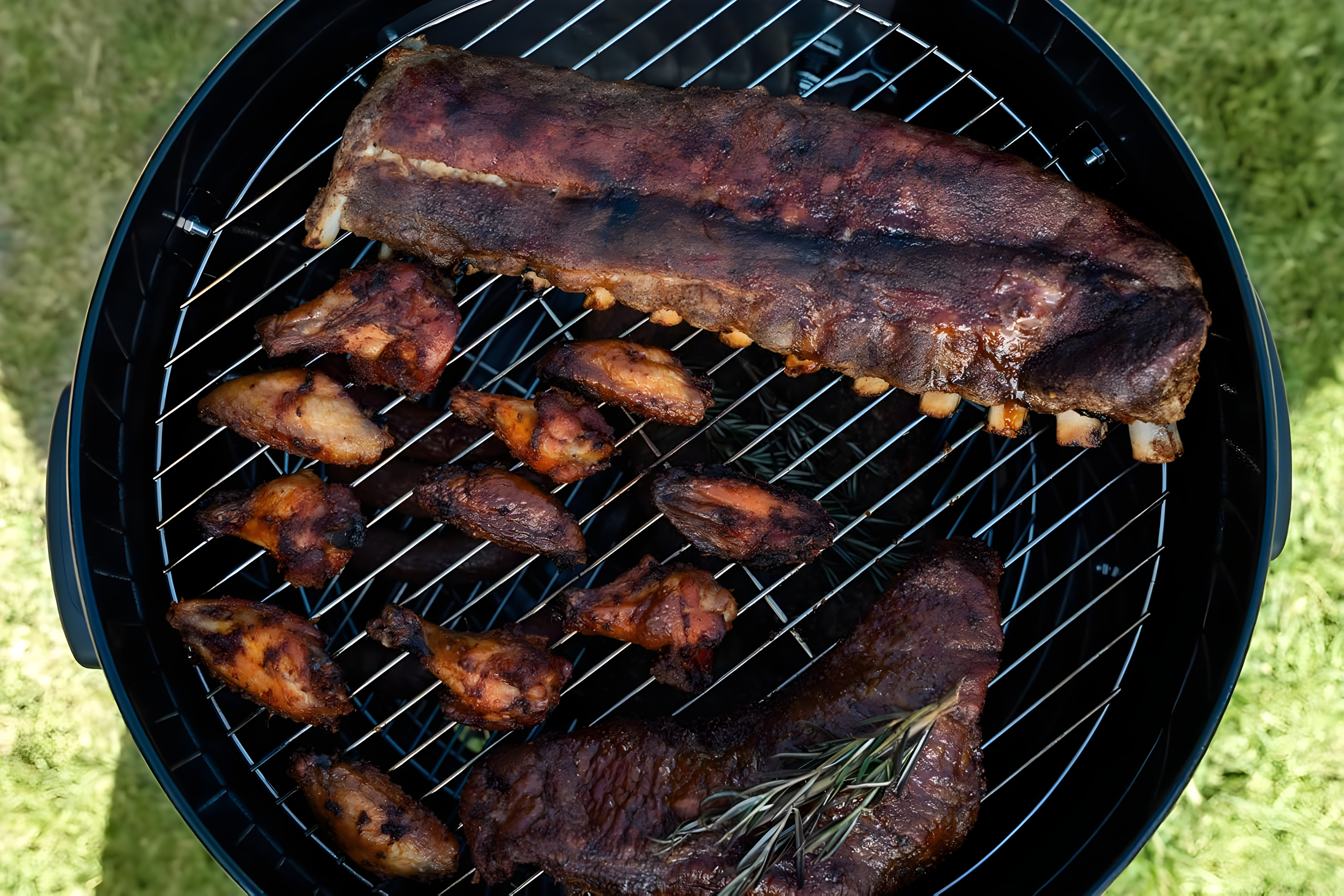 Megamaster Megamaster 4-in-1 Vertical Smoker and Charcoal Kettle Grill