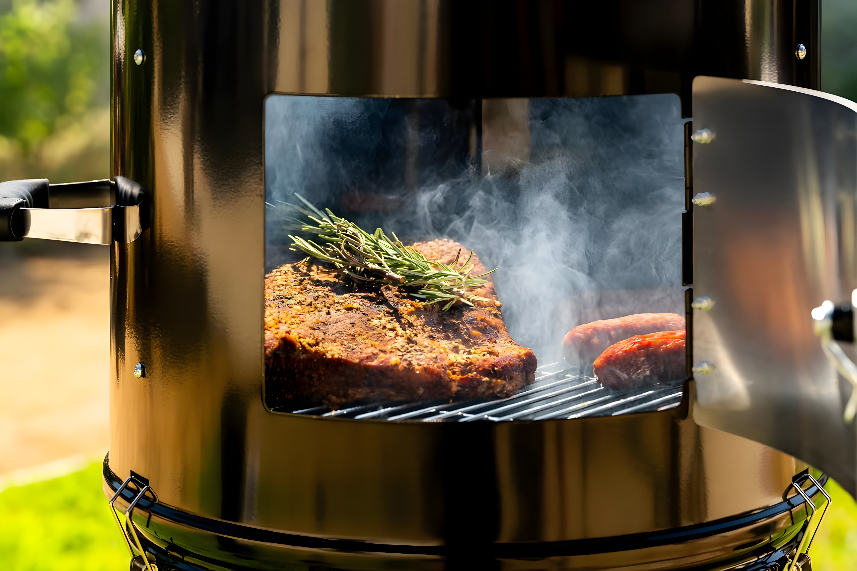 Megamaster Megamaster 4-in-1 Vertical Smoker and Charcoal Kettle Grill