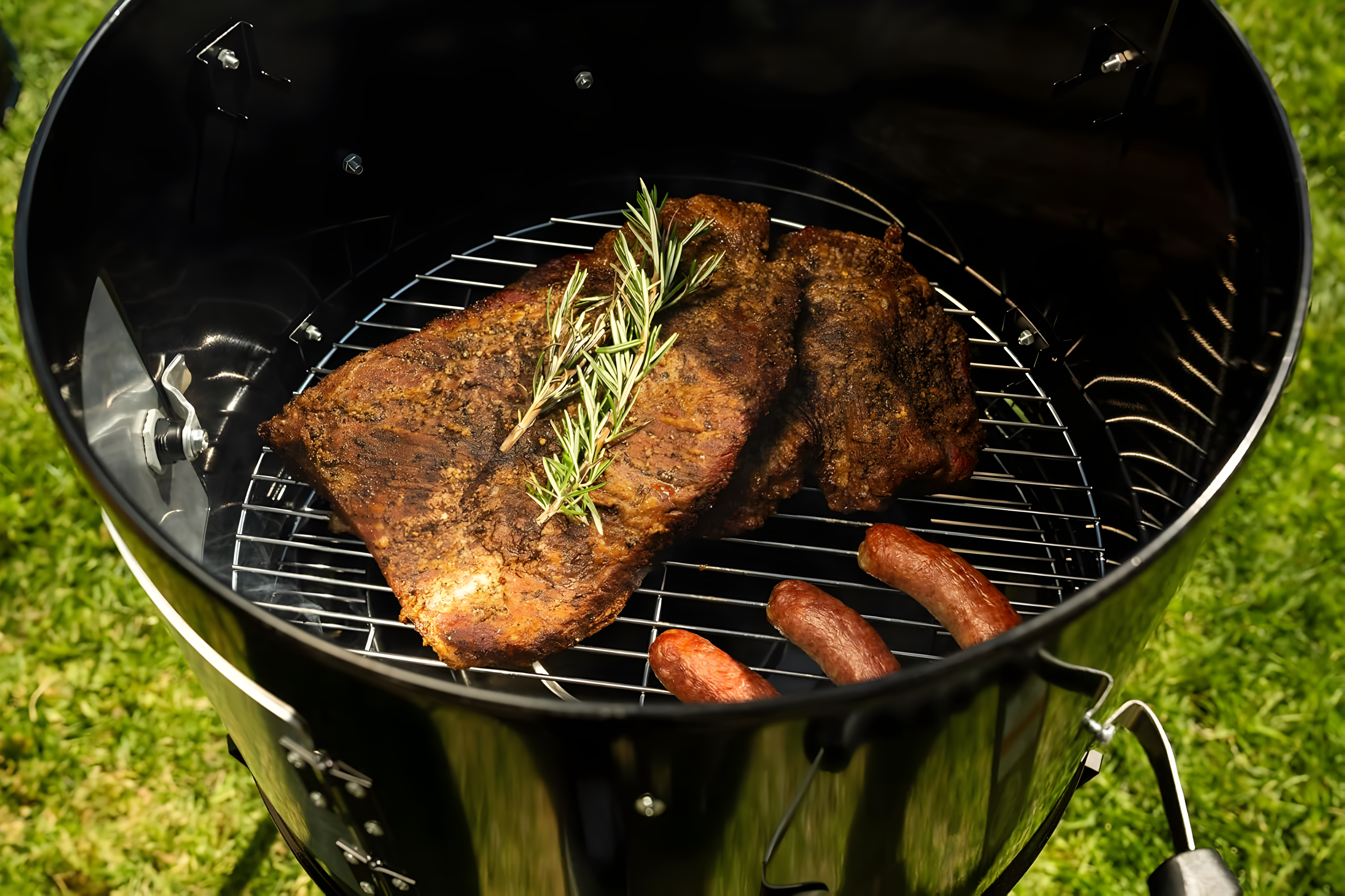 Megamaster Megamaster 4-in-1 Vertical Smoker and Charcoal Kettle Grill