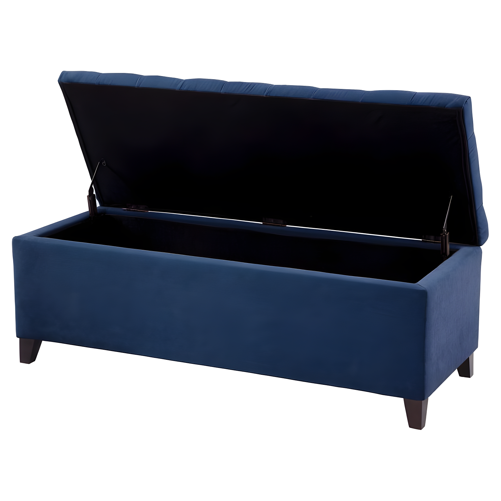 Everly Quinn Tufted Top Storage Bench, Mudroom Bench