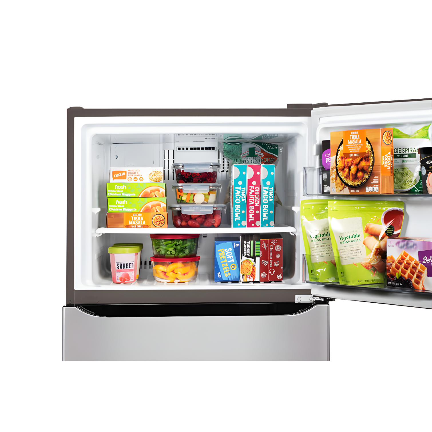 LG LG Top Freezer Refrigerator with Reversible Door, Reversible Door, 20 cu. ft. LTCS20020S
