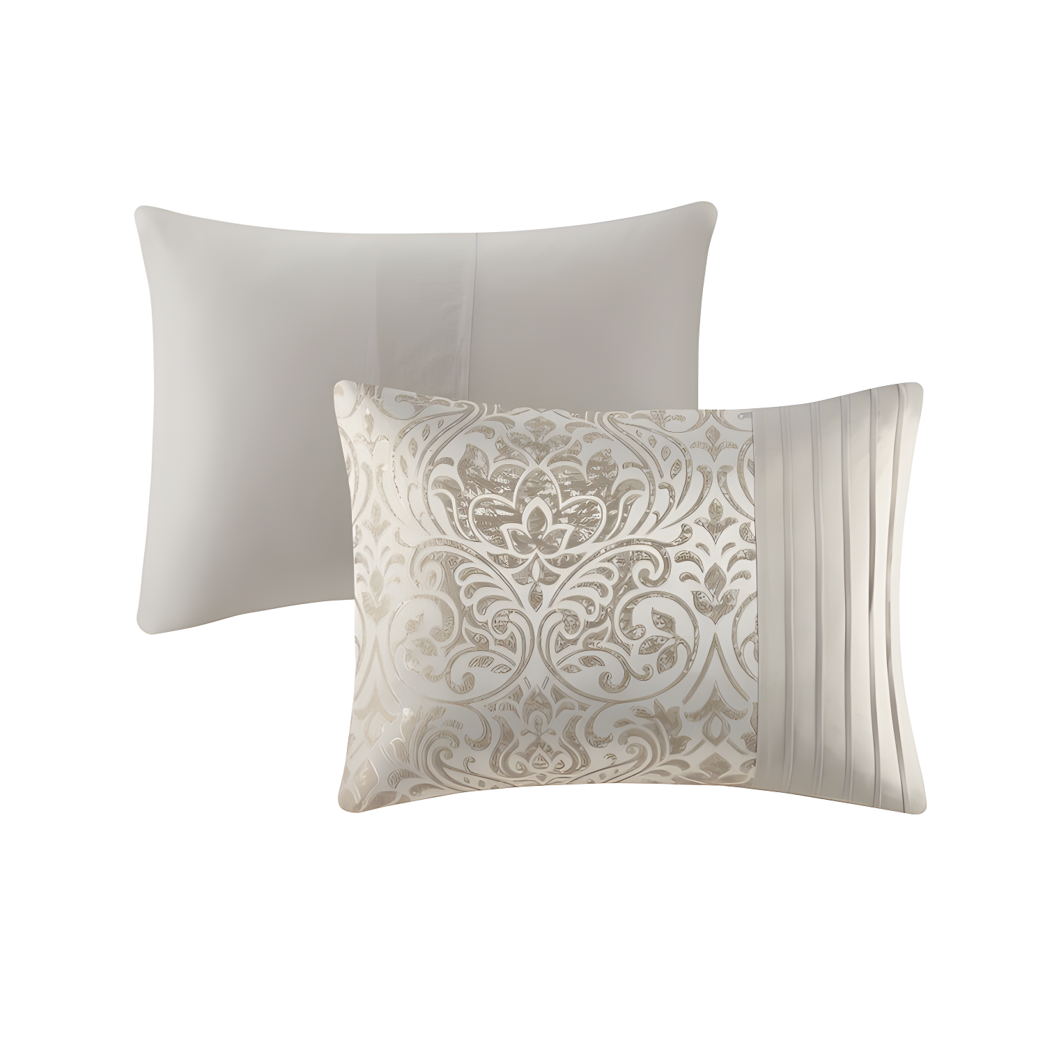 Madison Park Emilia 12 Piece Jacquard Comforter Set with Bed Sheets