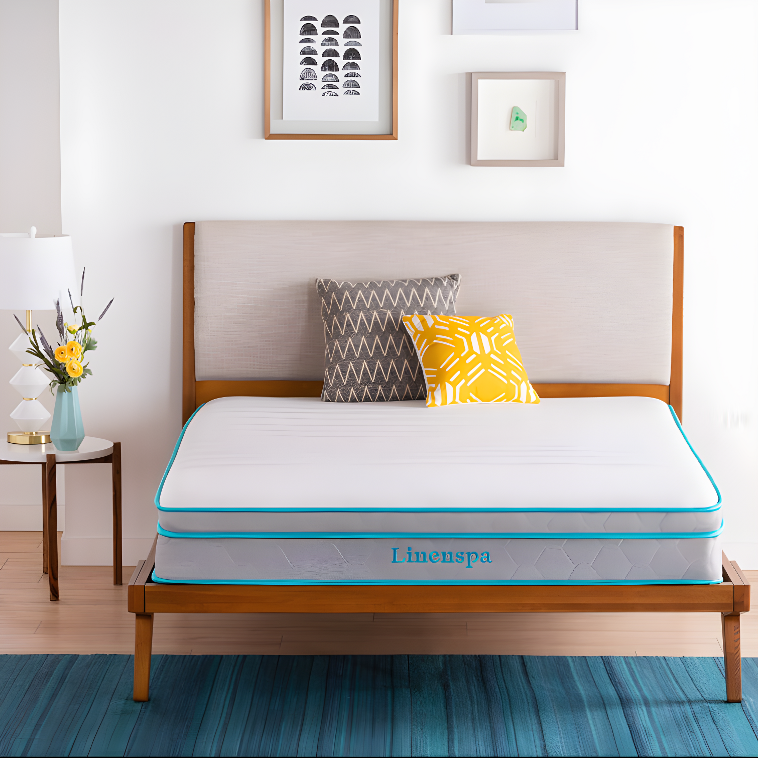 Linenspa Essentials Linenspa Essentials 10 In. Medium Gel Memory Foam Hybrid Mattress
