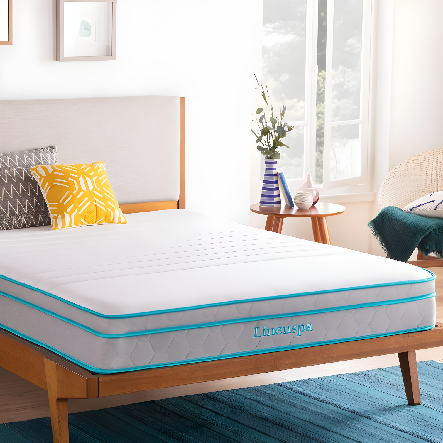 Linenspa Essentials Linenspa Essentials 10 In. Medium Gel Memory Foam Hybrid Mattress