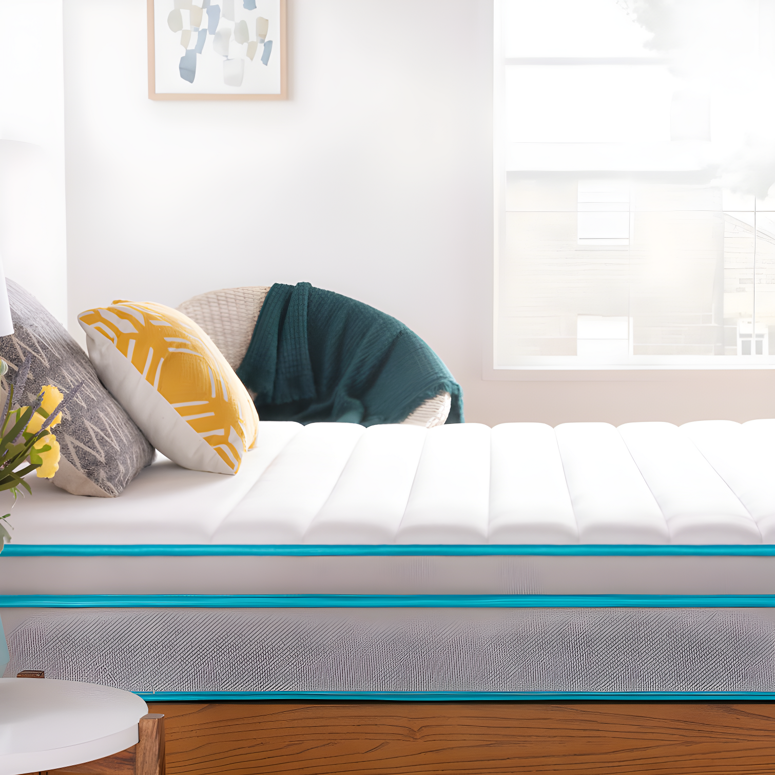 Linenspa Essentials Linenspa Essentials 10 In. Medium Gel Memory Foam Hybrid Mattress