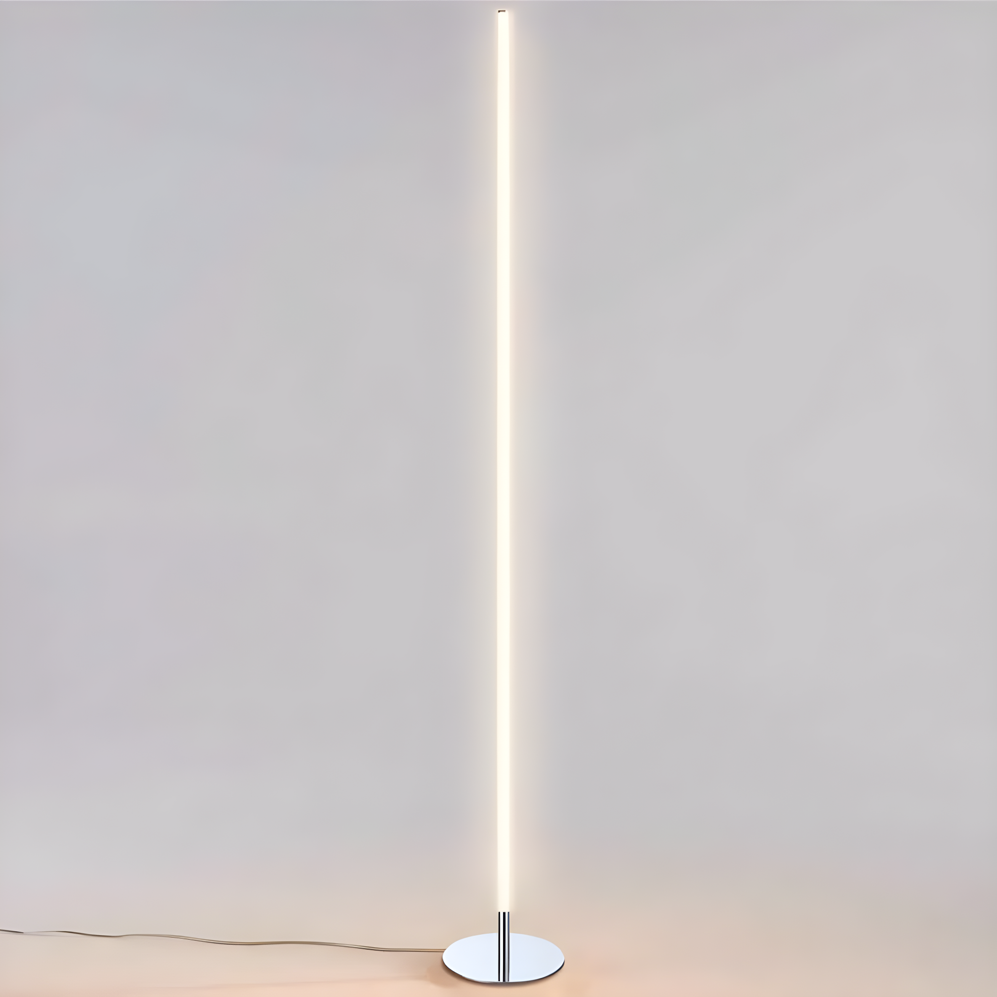 Iris 59.5 in. Chrome Integrated LED Floor Lamp