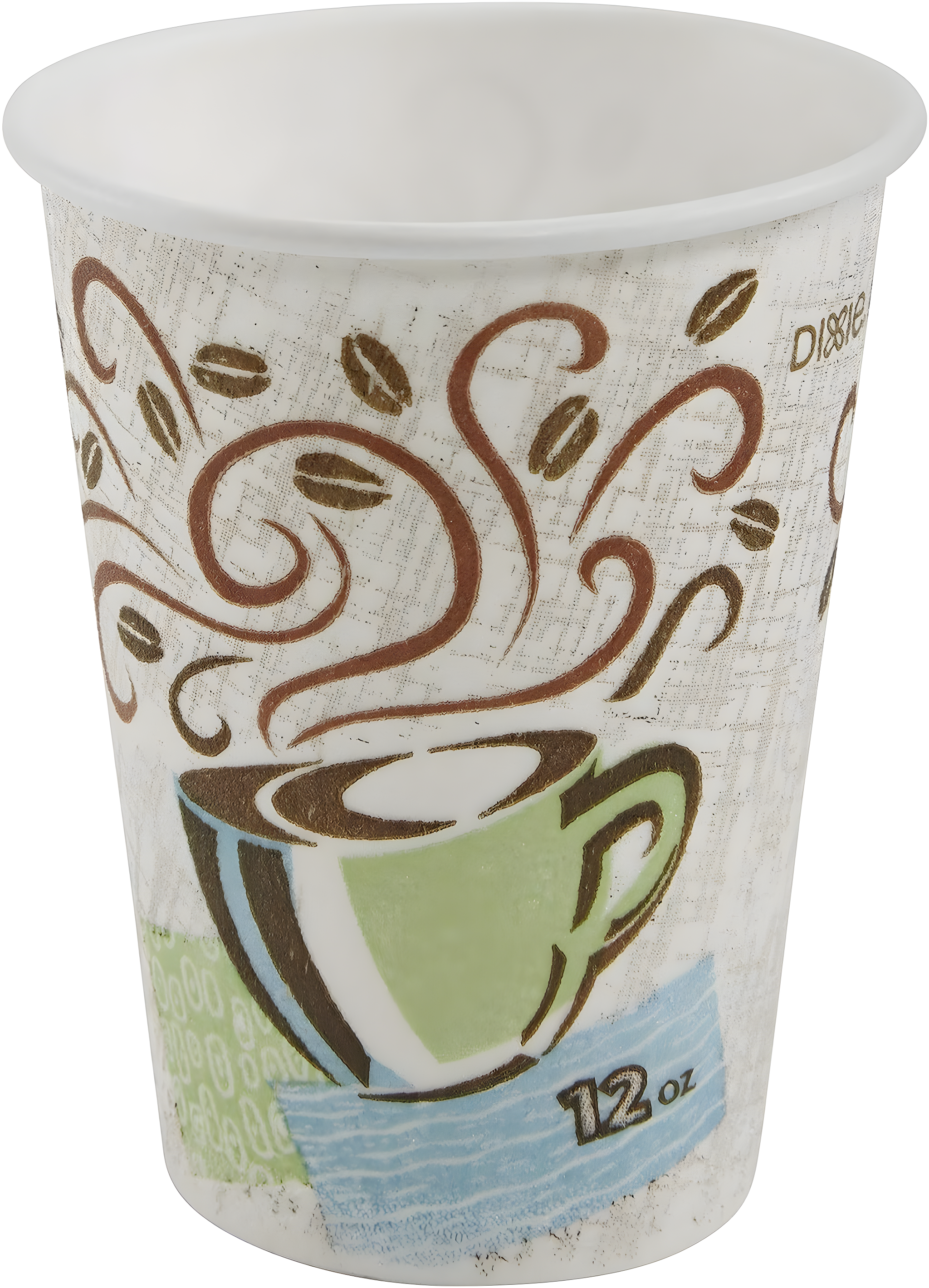 Dixie to Go Cups, 12 Ounce, 176 Count - insulated hot/cold paper cups perfect for serving hot coffee and other beverages