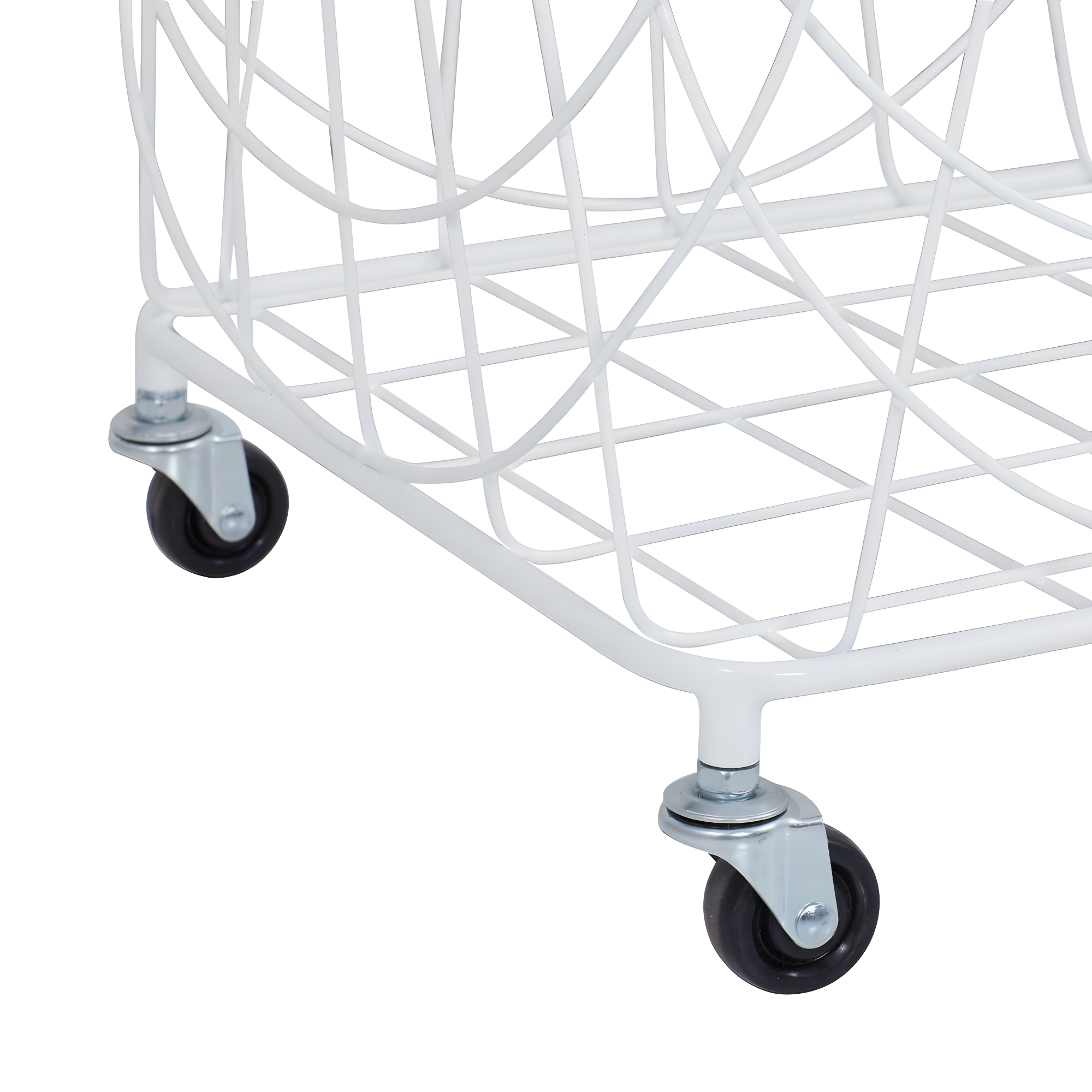CosmoLiving by Cosmopolitan Metal Deep Set Metal Mesh Laundry Basket Storage Cart with Wheels and Handles & Reviews | Joss & Main