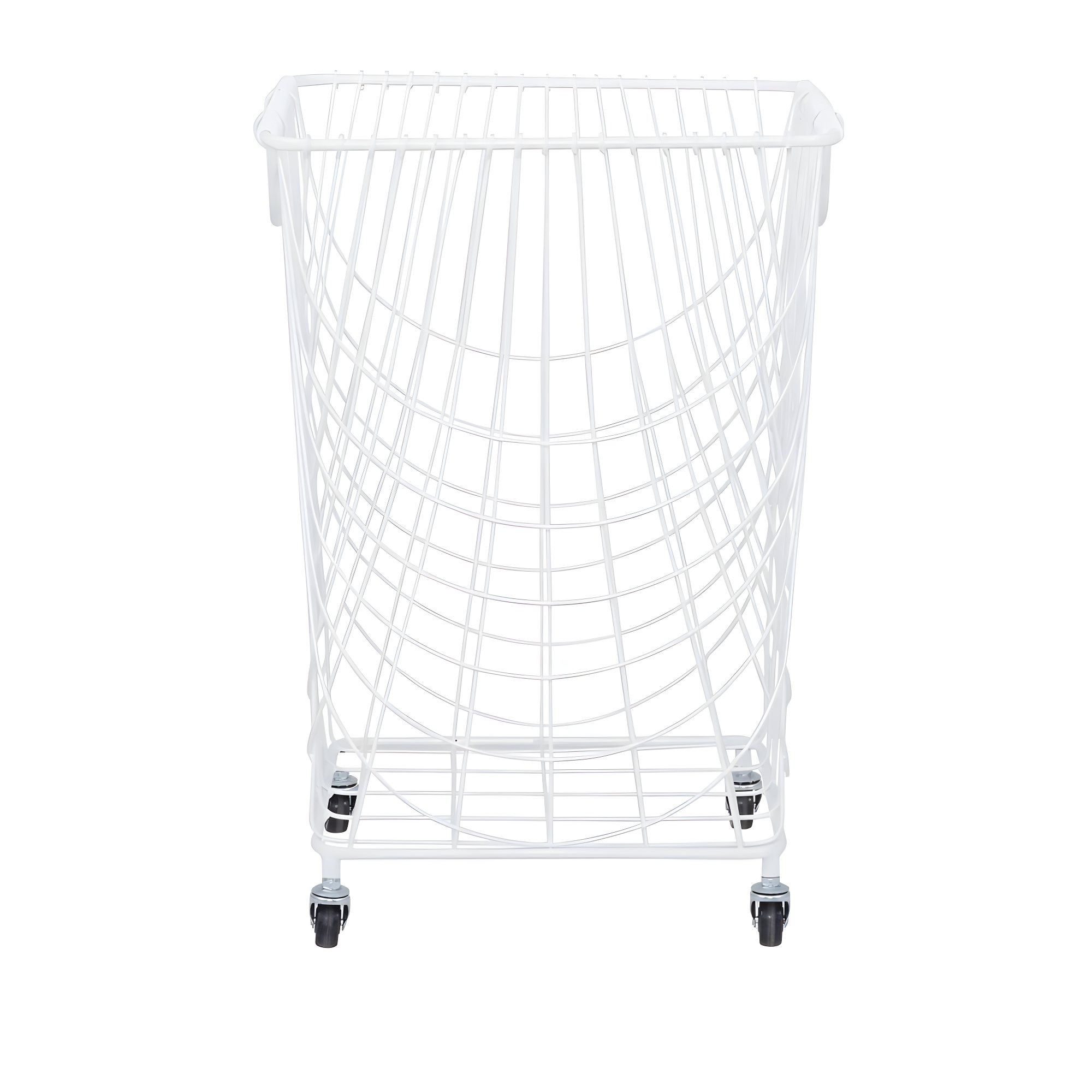 CosmoLiving by Cosmopolitan Metal Deep Set Metal Mesh Laundry Basket Storage Cart with Wheels and Handles & Reviews | Joss & Main