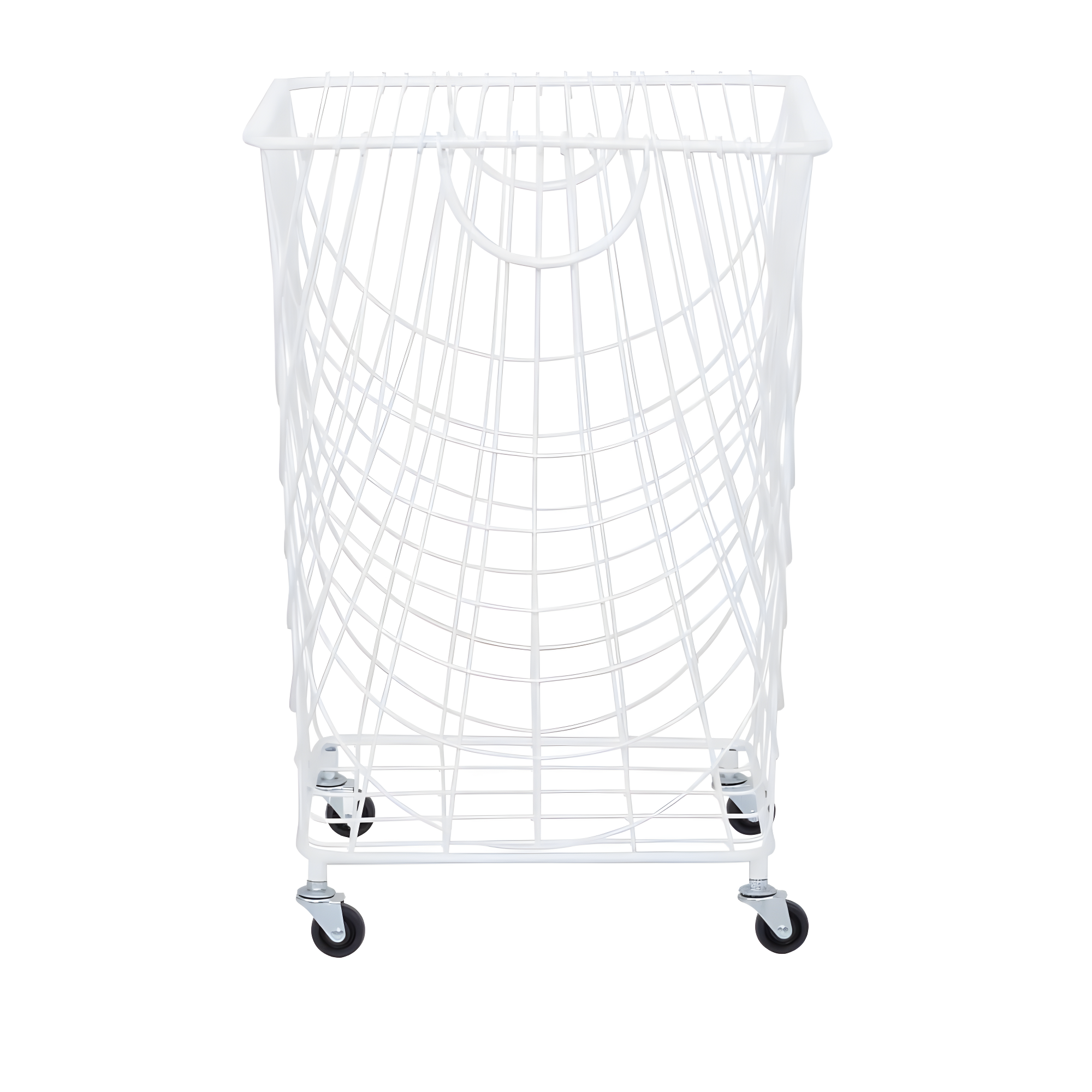 CosmoLiving by Cosmopolitan Metal Deep Set Metal Mesh Laundry Basket Storage Cart with Wheels and Handles & Reviews | Joss & Main