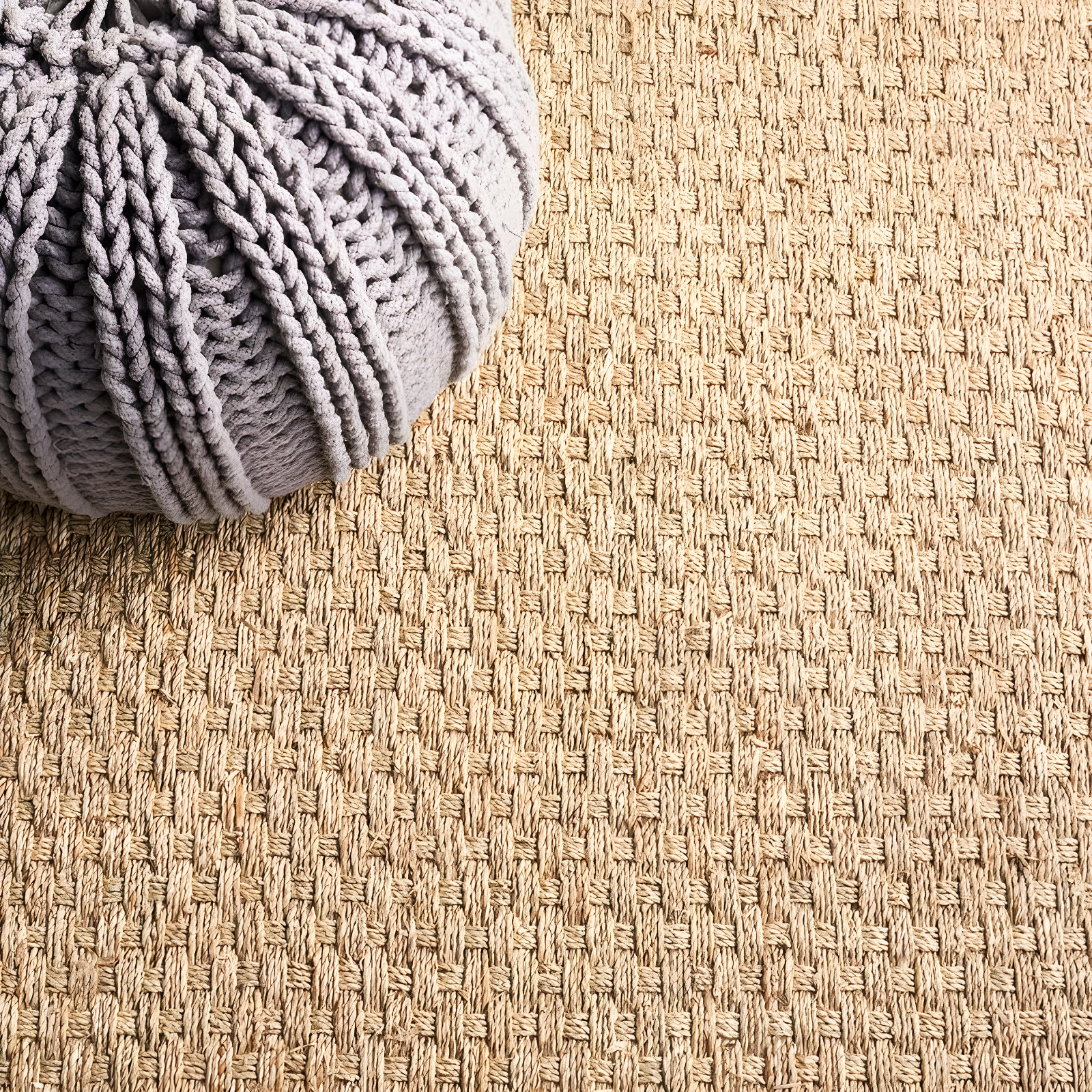 Natural Fiber NF114 Power Loomed Runner Rug - Natural/Grey - 2'6"x20' - Safavieh.