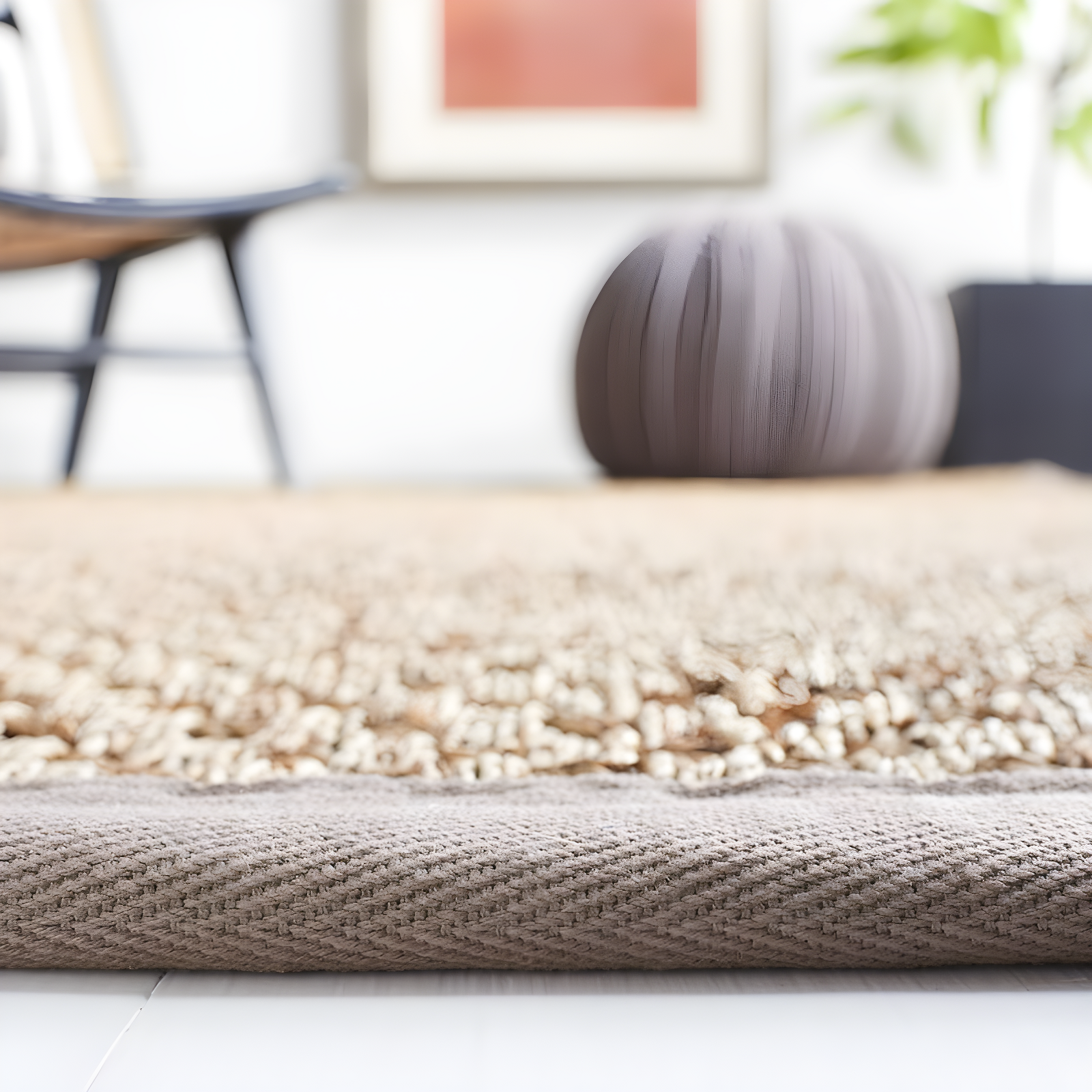 Natural Fiber NF114 Power Loomed Runner Rug - Natural/Grey - 2'6"x20' - Safavieh.