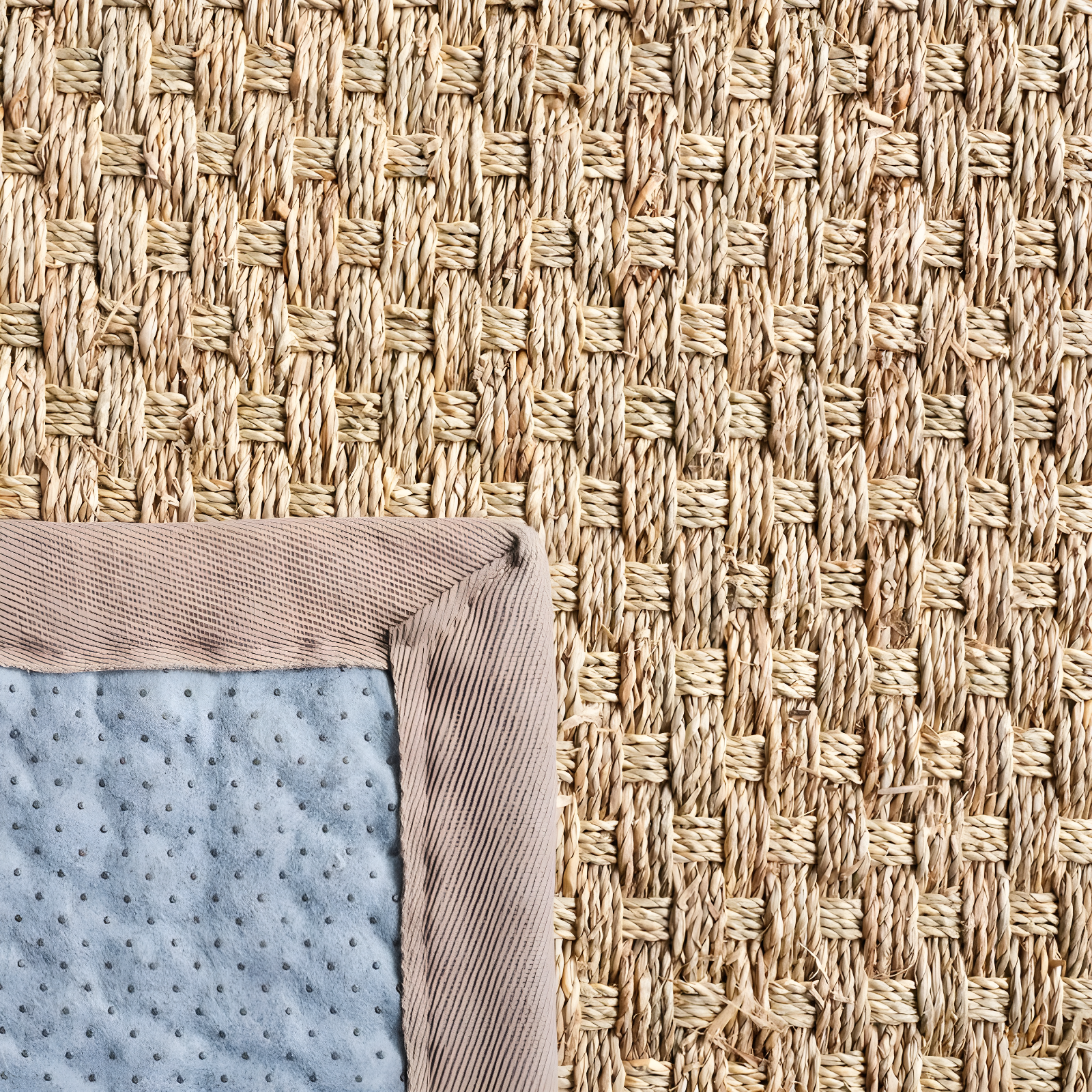 Natural Fiber NF114 Power Loomed Runner Rug - Natural/Grey - 2'6"x20' - Safavieh.