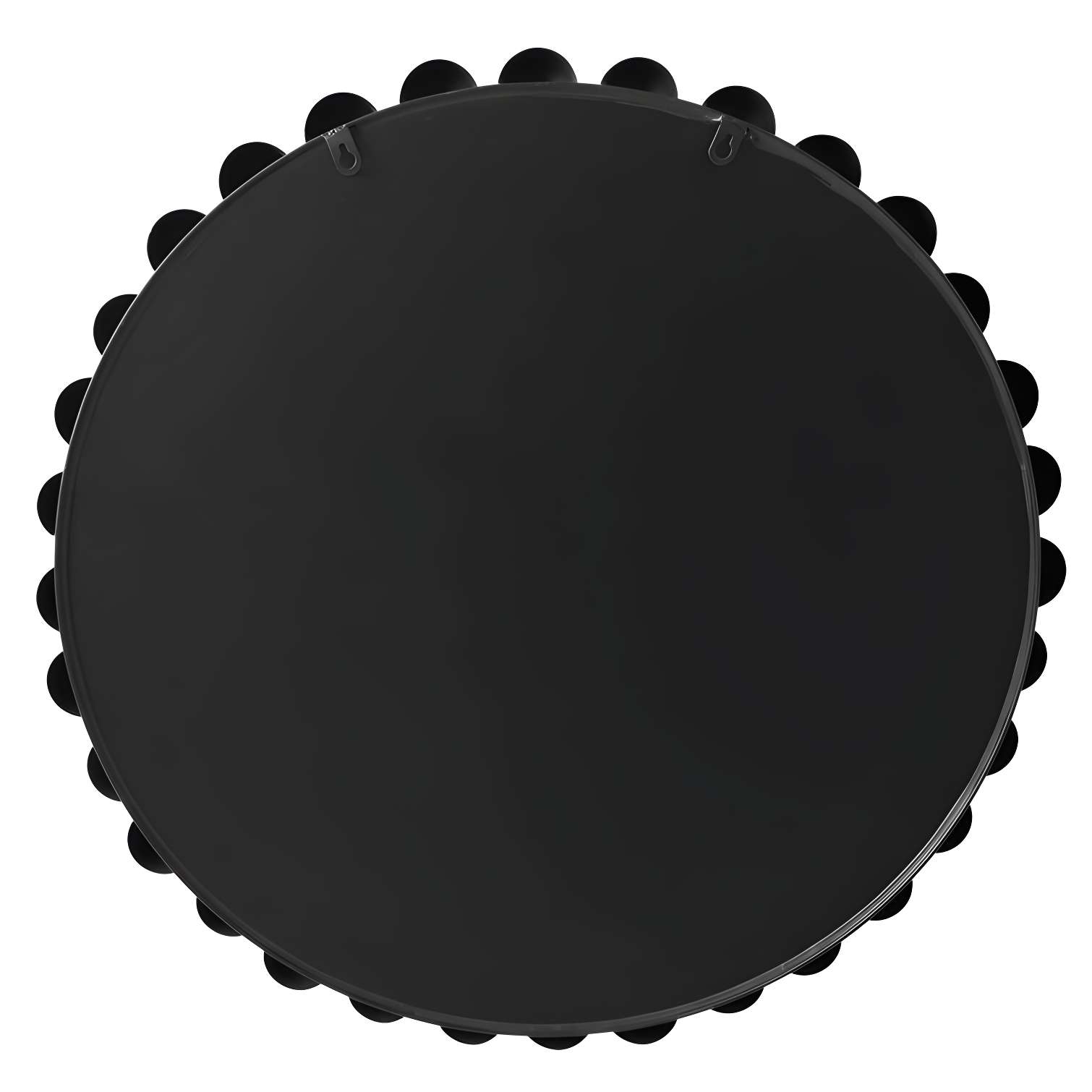 Marlowe Beaded Round Metal Wall Mirror