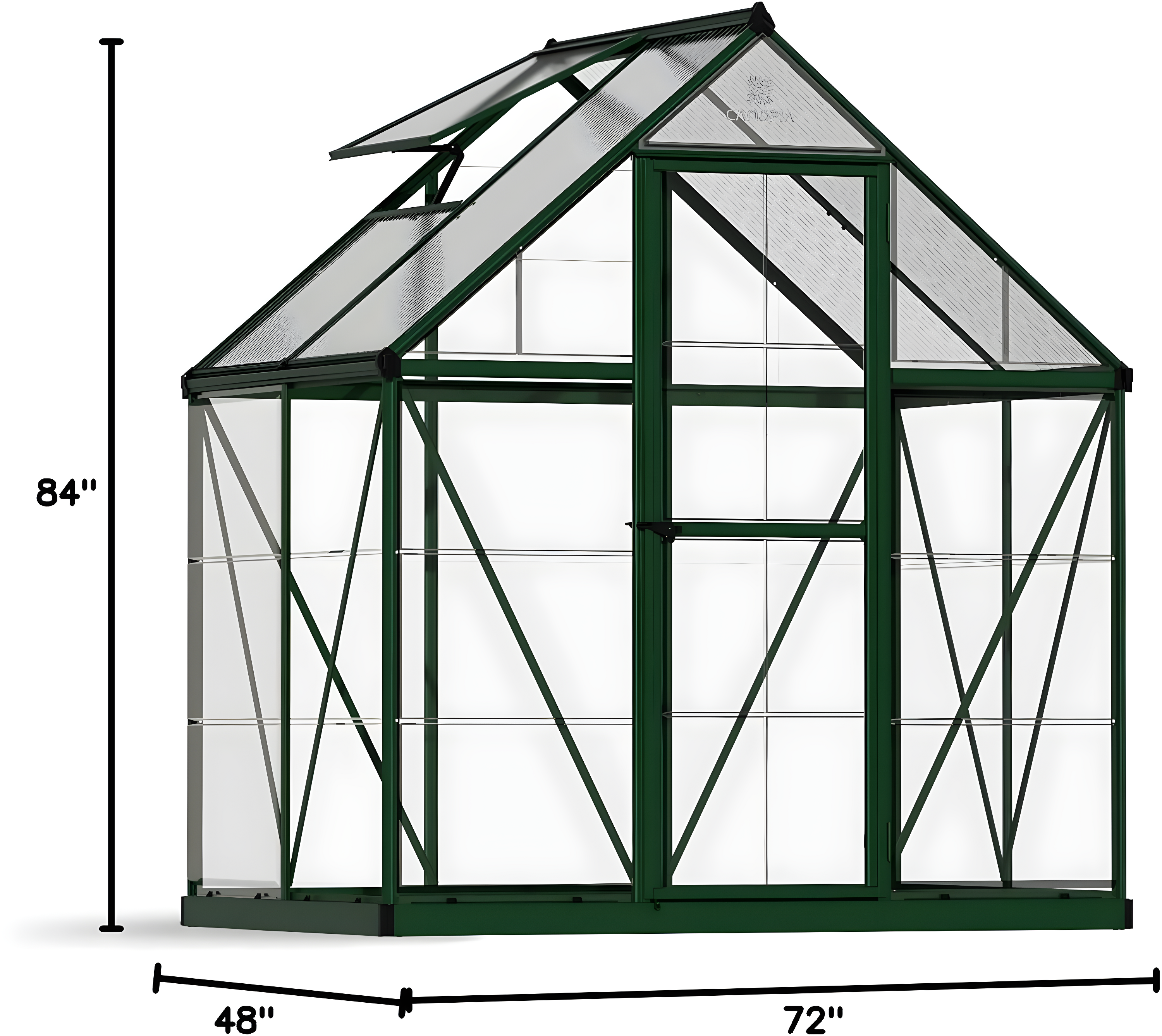 Canopia Palram - Canopia Hybrid Polycarbonate Hobby Greenhouse