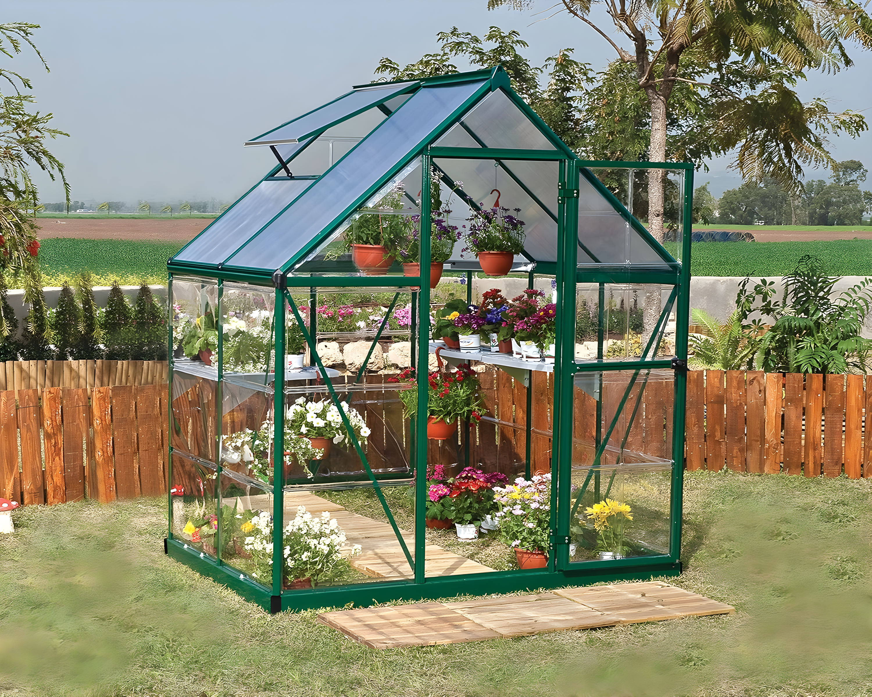 Canopia Palram - Canopia Hybrid Polycarbonate Hobby Greenhouse
