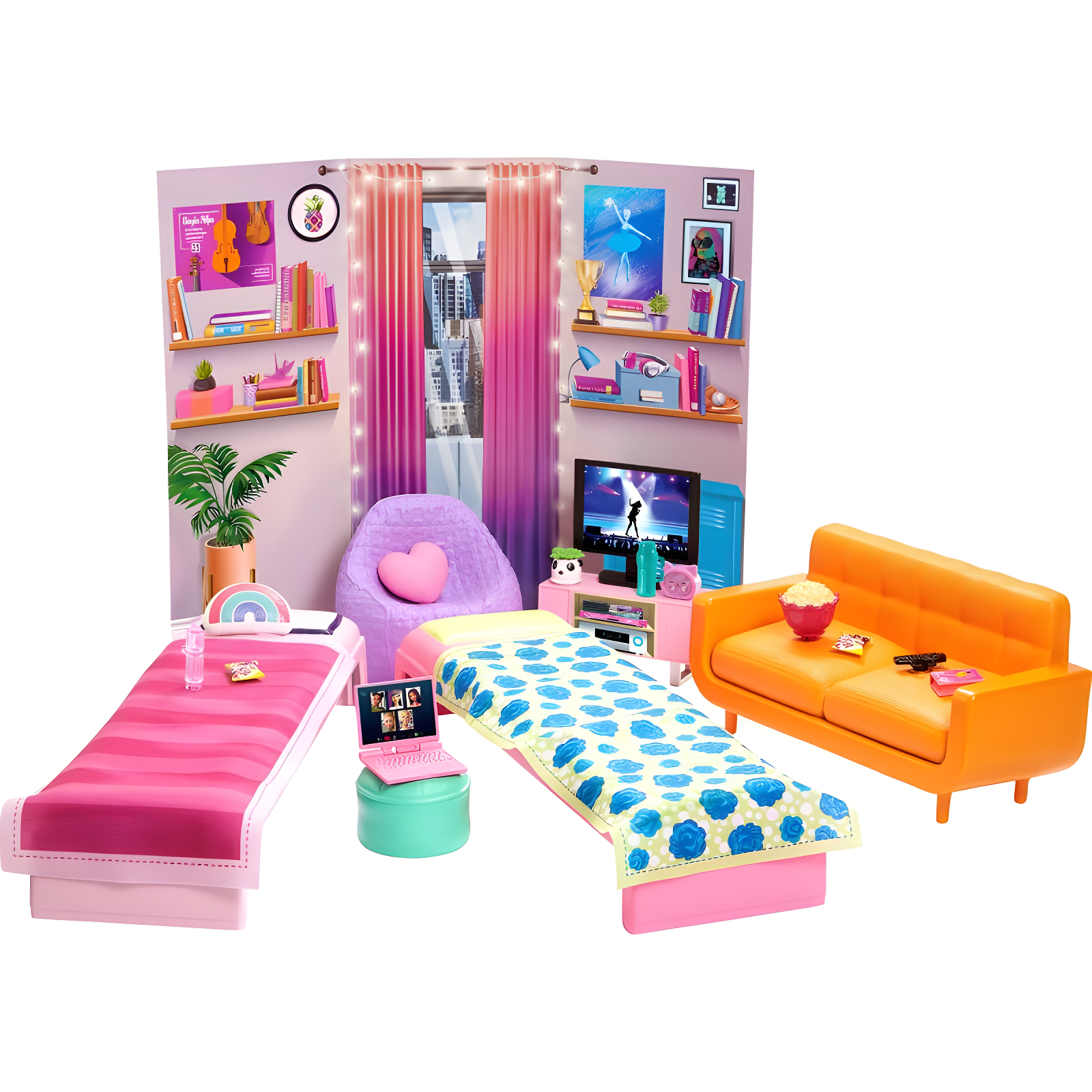Barbie: Big City, Big Dreams Dorm Room Playset