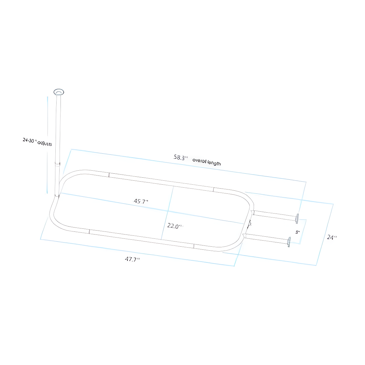 58'' D-Shaped Enclosure