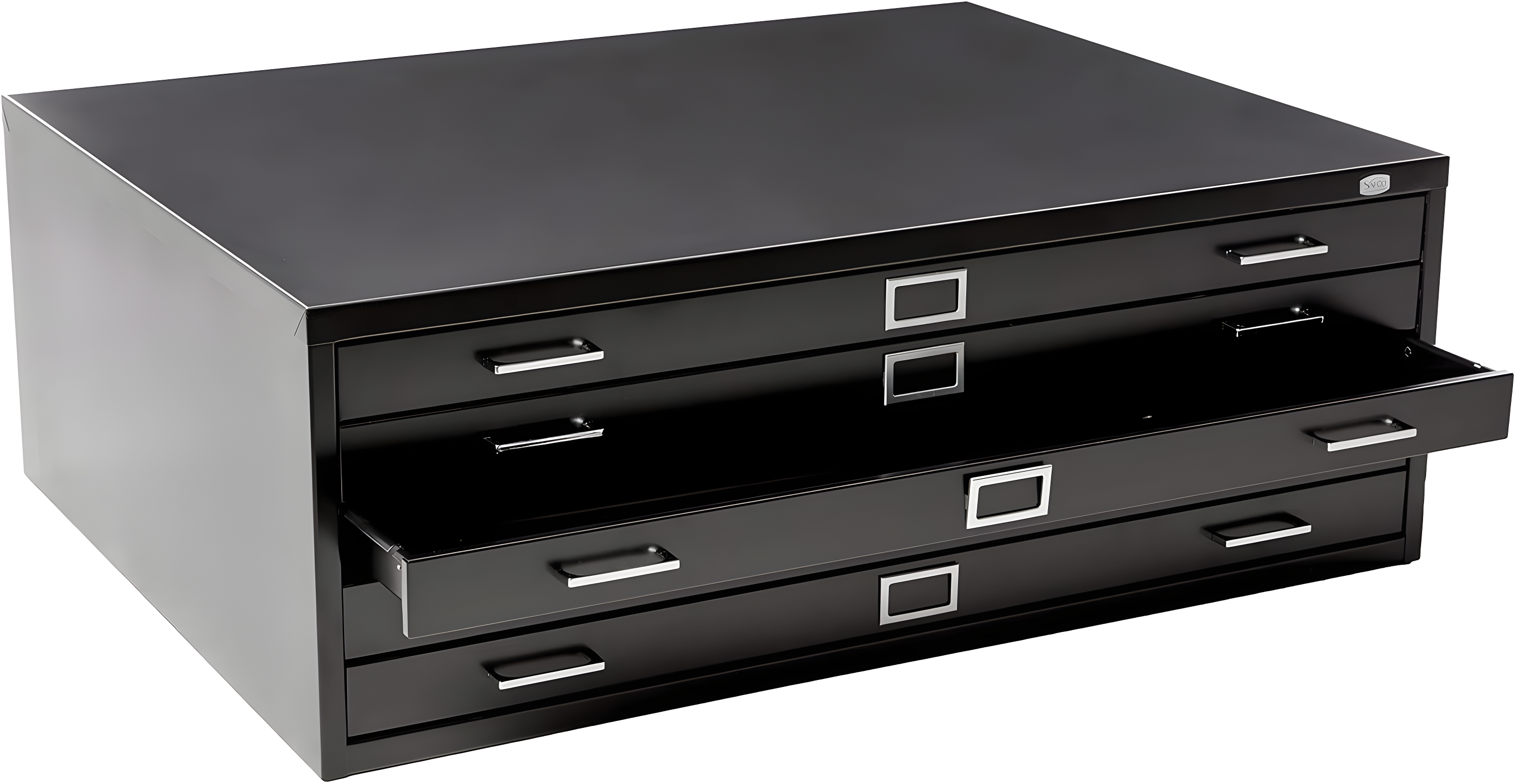 Five-Drawer Flat File Filing Cabinet