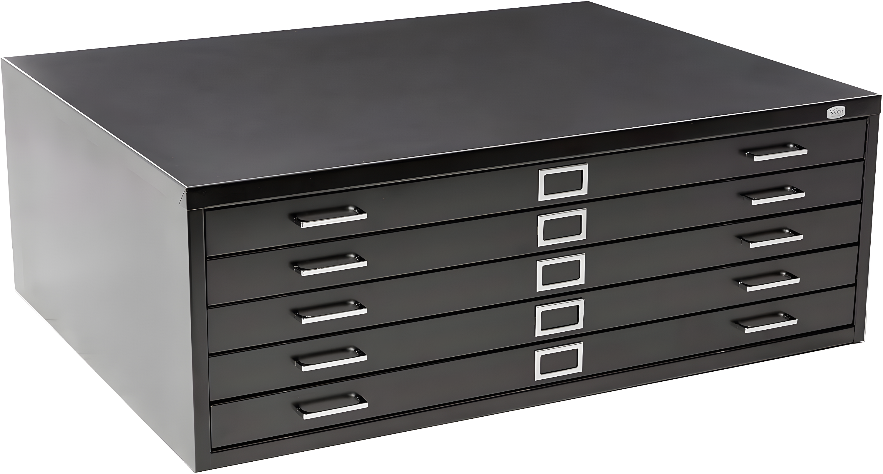 Five-Drawer Flat File Filing Cabinet