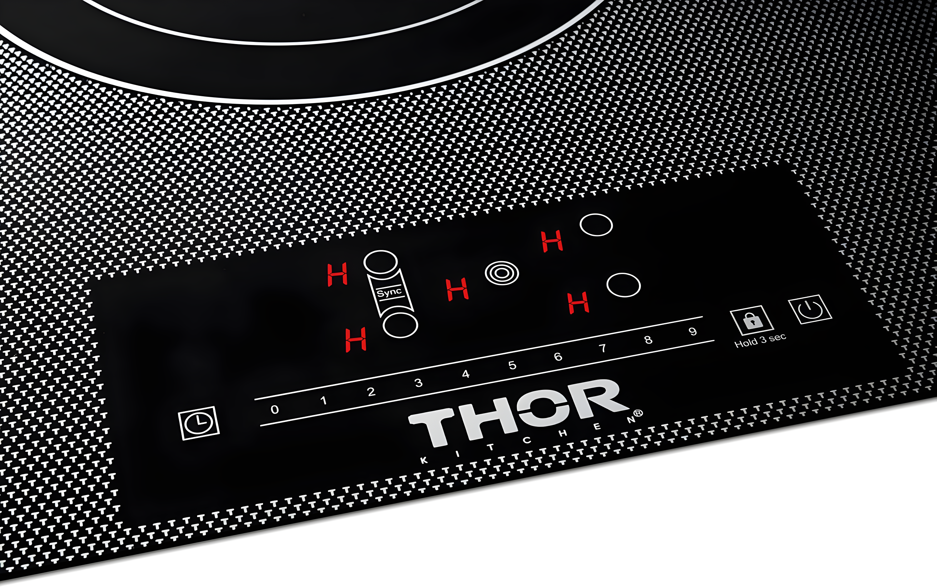Thor Kitchen Tec36 36" Wide 5 Burner Electric Cooktop - Black